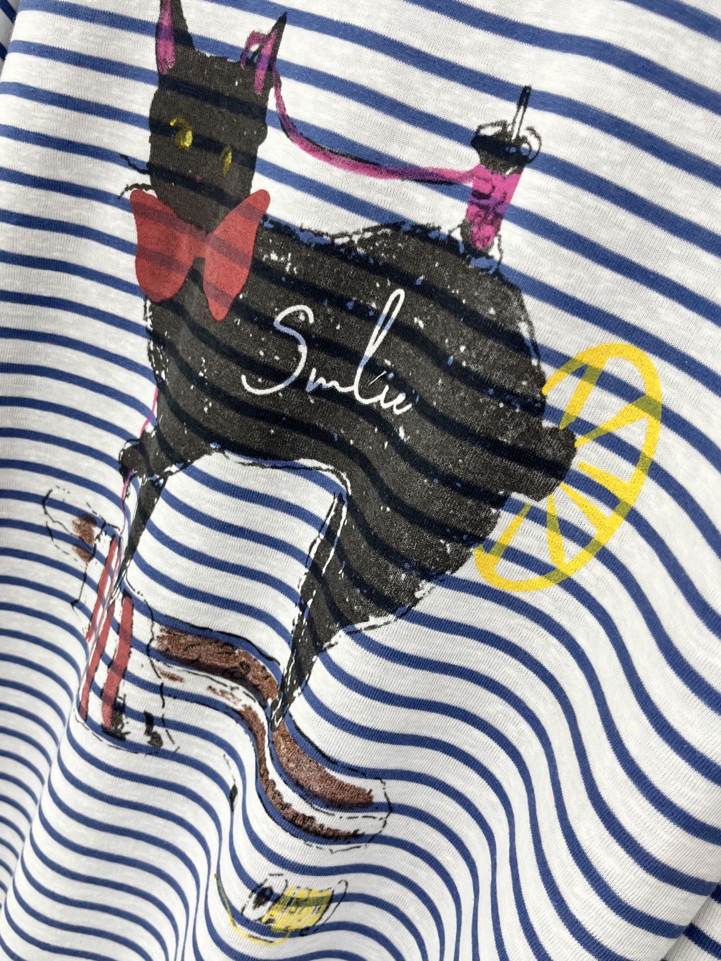 🛒𝐍𝐄𝐖 · 𝟐𝟎𝟐6/爆款现货原单品质 小众｜精致印花长袖条纹T恤高订面料 亲肤透气舒适标志性字母图案