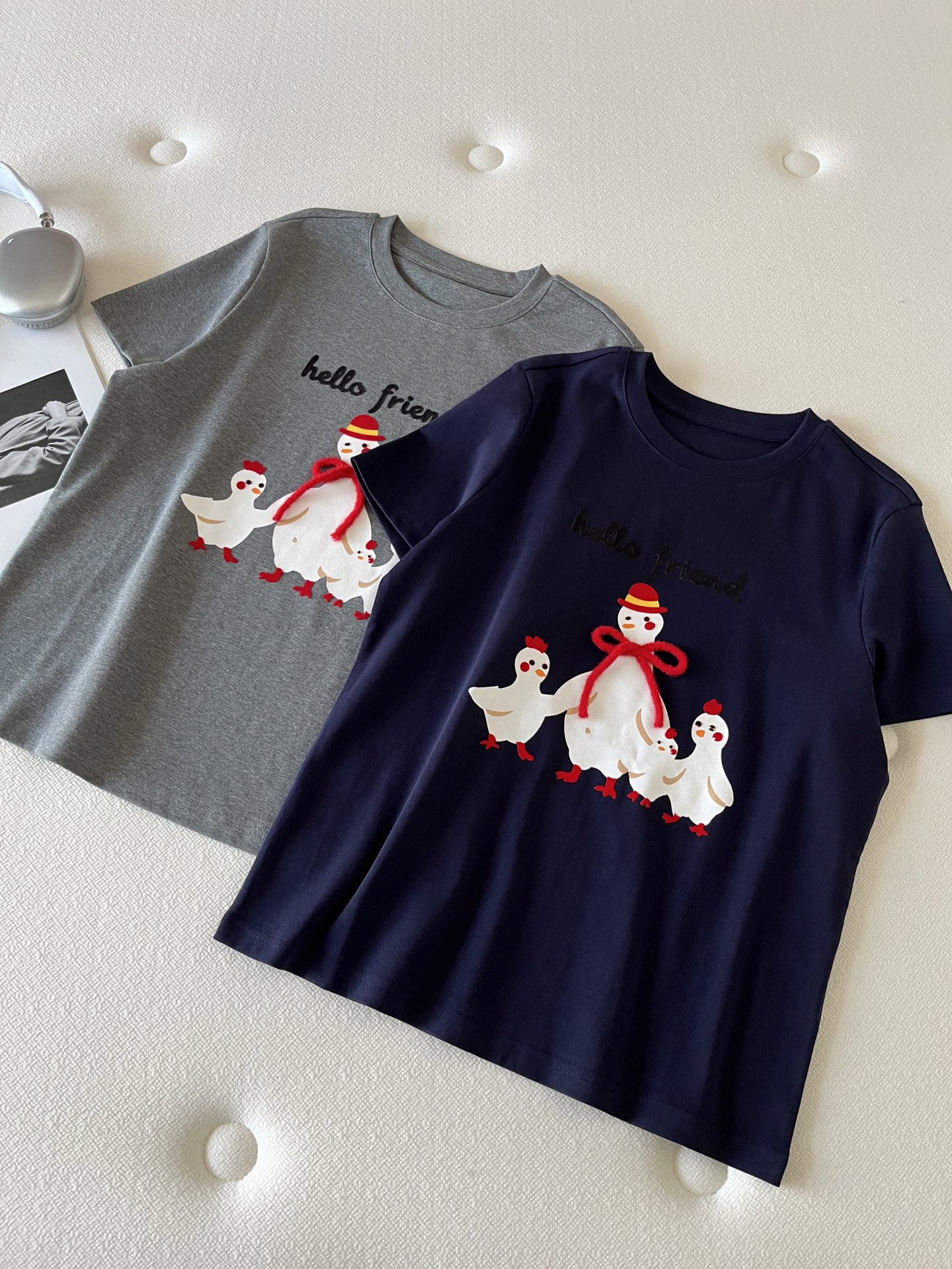 🛒𝐍𝐄𝐖 · 𝟐𝟎𝟐6/爆款现货【春夏上新】 设计师小众｜2026新款立体蝴蝶结工艺款弹力T恤高订面料，