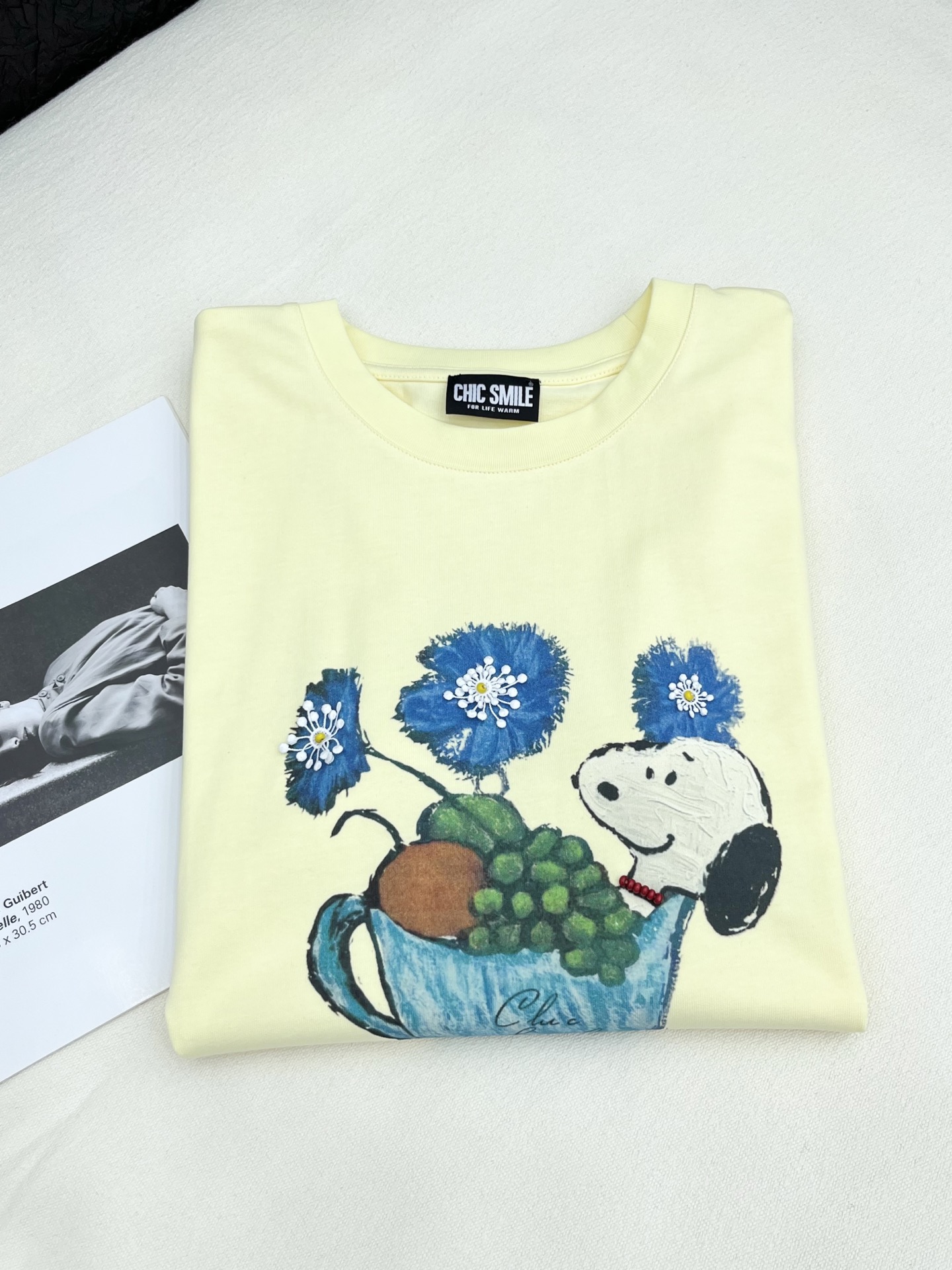 🛒𝐍𝐄𝐖 · 𝟐𝟎𝟐6/爆款现货【春夏上新】 设计师小众｜2026新款立体手工花朵工艺款T恤 高订面料，