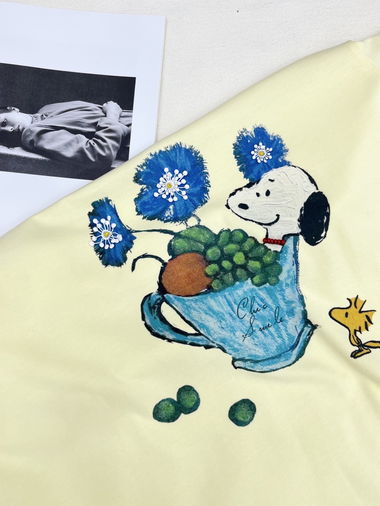 🛒𝐍𝐄𝐖 · 𝟐𝟎𝟐6/爆款现货【春夏上新】 设计师小众｜2026新款立体手工花朵工艺款T恤 高订面料，