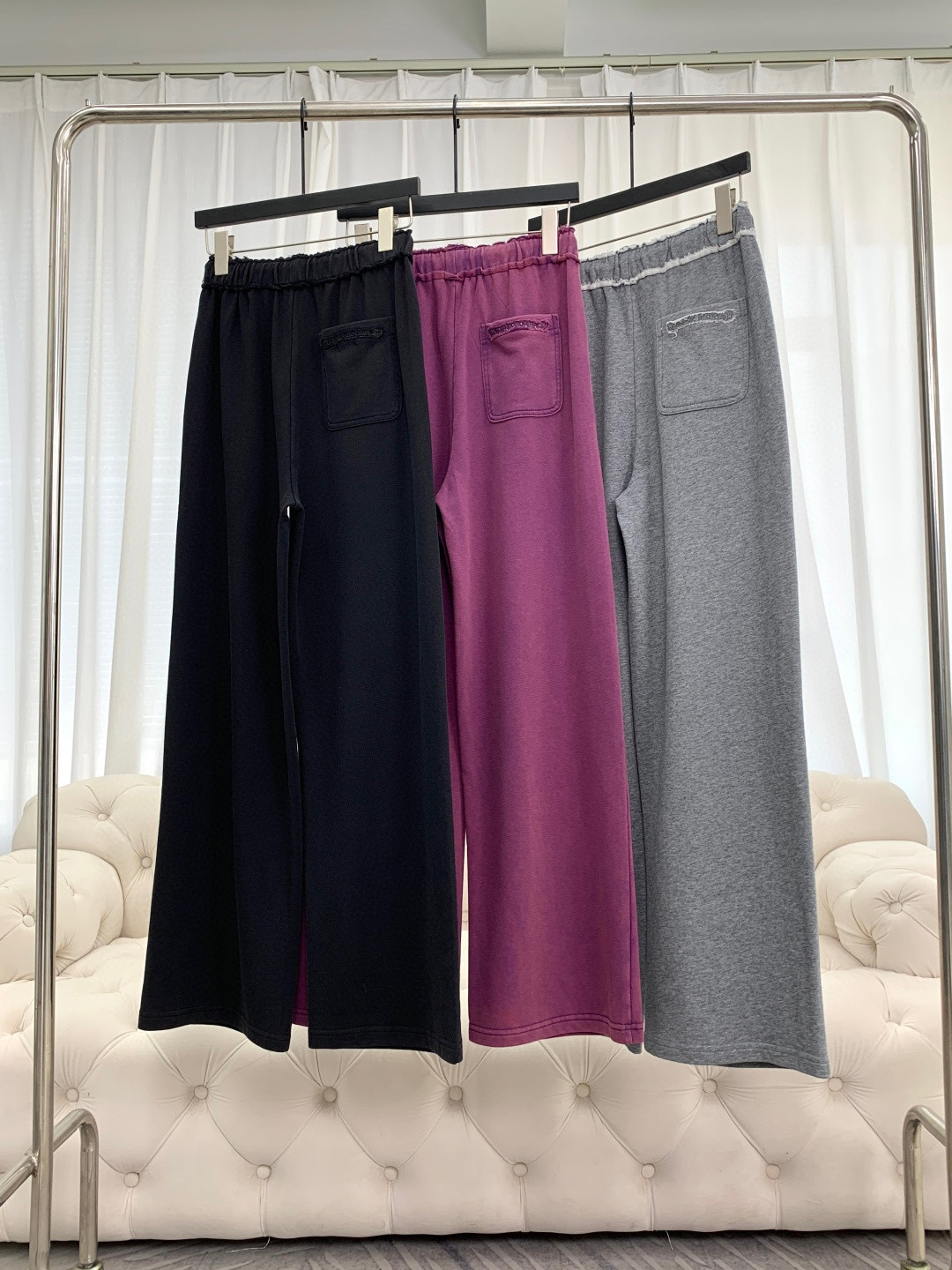 🛒𝐍𝐄𝐖 · 𝟐𝟎𝟐6/爆款现货原单品质 设计师｜26新款抽绳洗水休闲裤阔腿版型 包容性极好 渐变色视觉