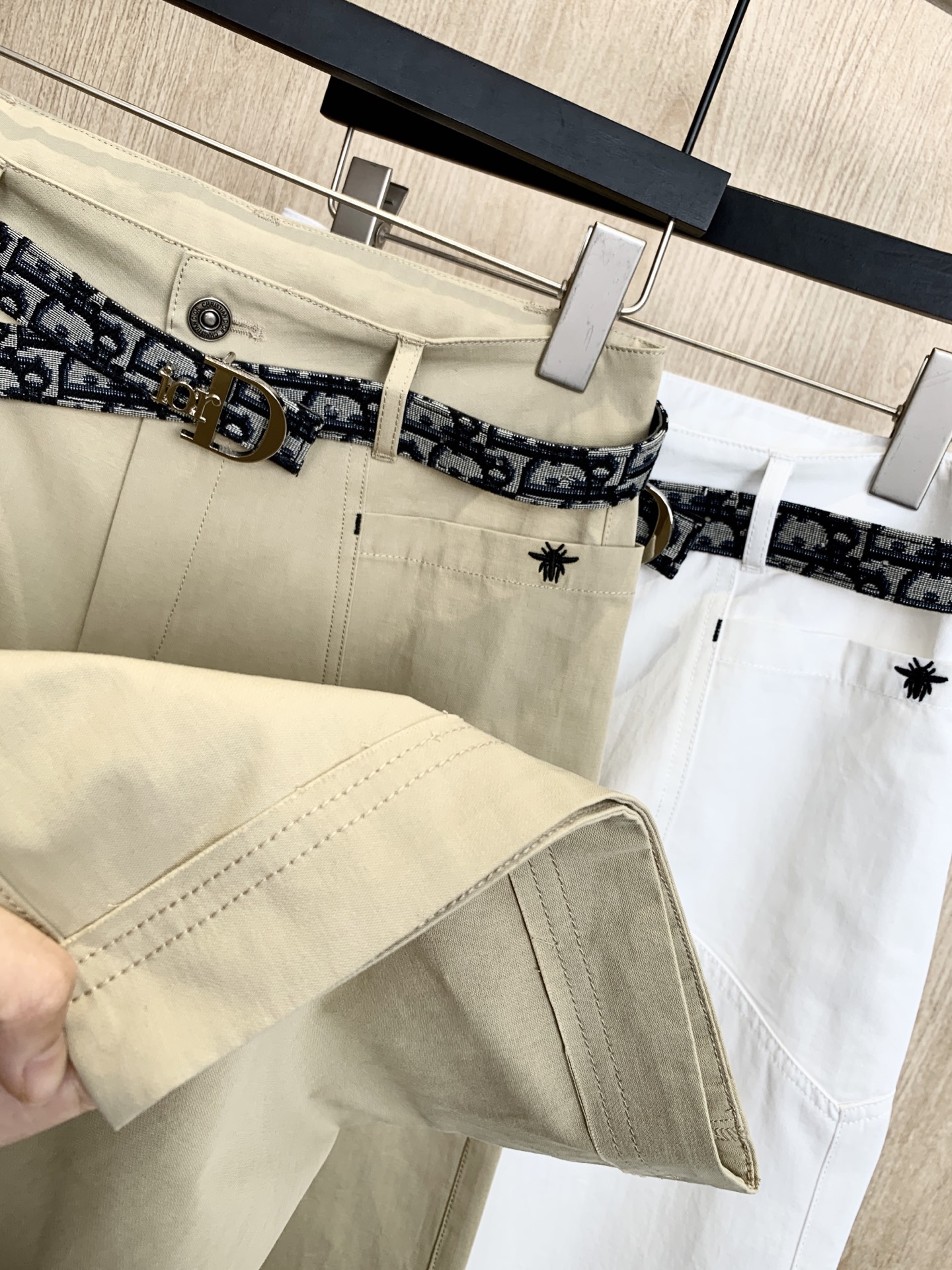 🛒𝐍𝐄𝐖 · 𝟐𝟎𝟐6/爆款现货【春夏上新】设计师原创｜老花腰带刺绣工装式休闲裤颜色百搭高级 定制腰带尽