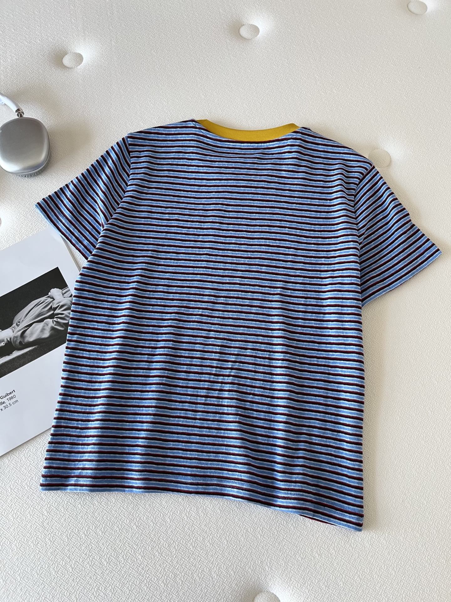 🛒𝐍𝐄𝐖 · 𝟐𝟎𝟐6/爆款现货【春夏上新】 设计师小众｜2026新款立体麦穗轮廓刺绣工艺款弹力T恤高订