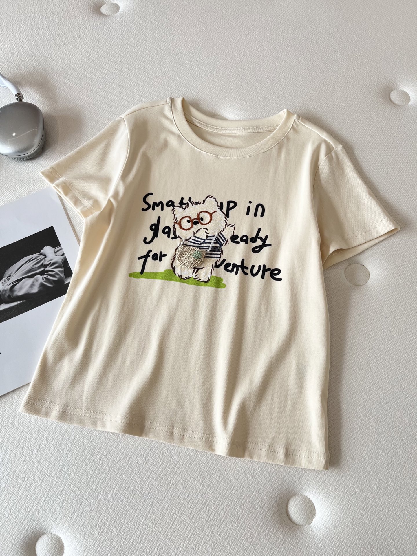 🛒𝐍𝐄𝐖 · 𝟐𝟎𝟐6/爆款现货【春夏上新】 设计师小众｜2026新款钩花手工工艺款弹力T恤高订面料，百