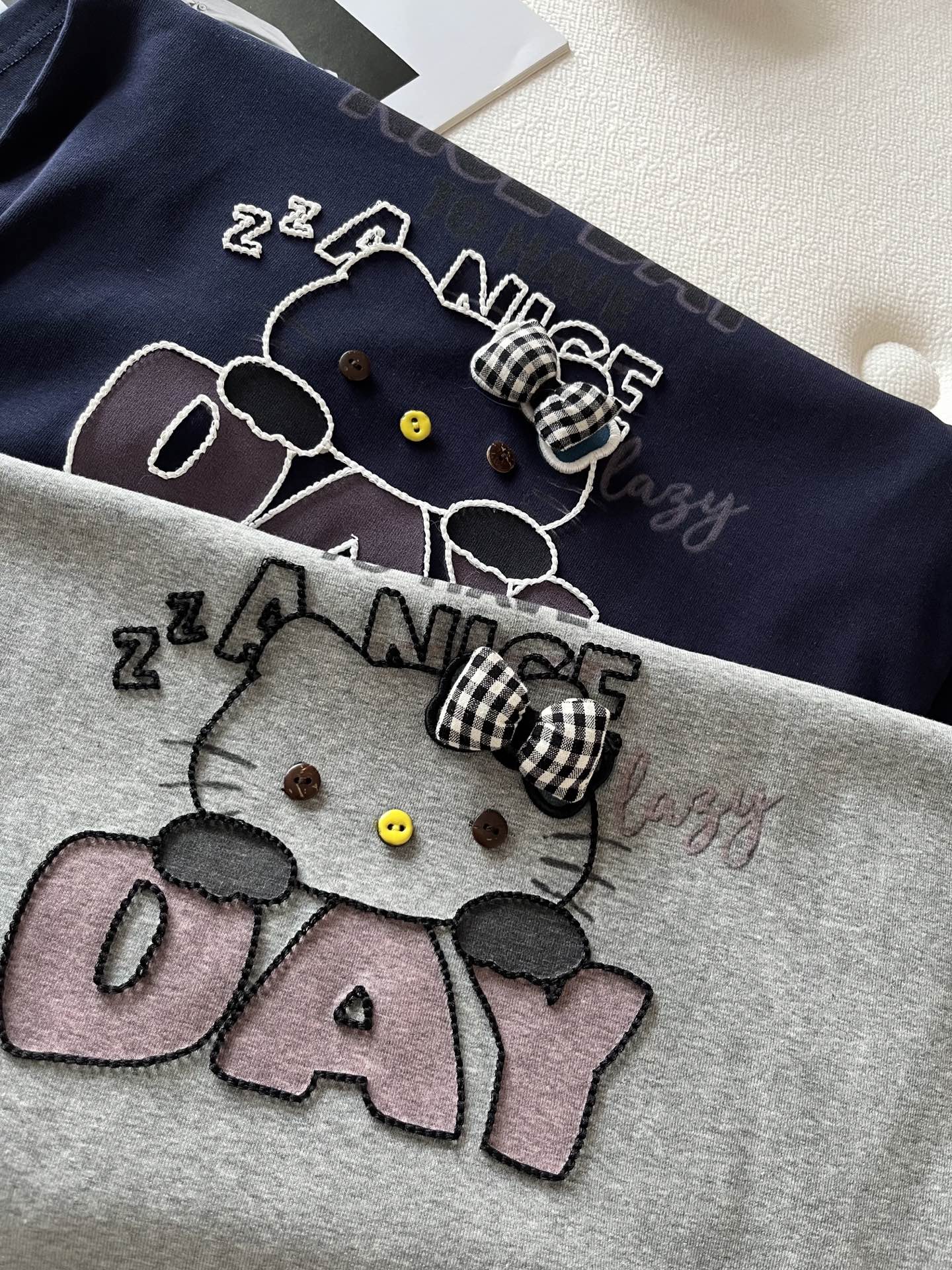 🛒𝐍𝐄𝐖 · 𝟐𝟎𝟐6/爆款现货【春夏上新】 设计师小众｜2026新款kitty 刺绣立体蝴蝶结工艺款弹