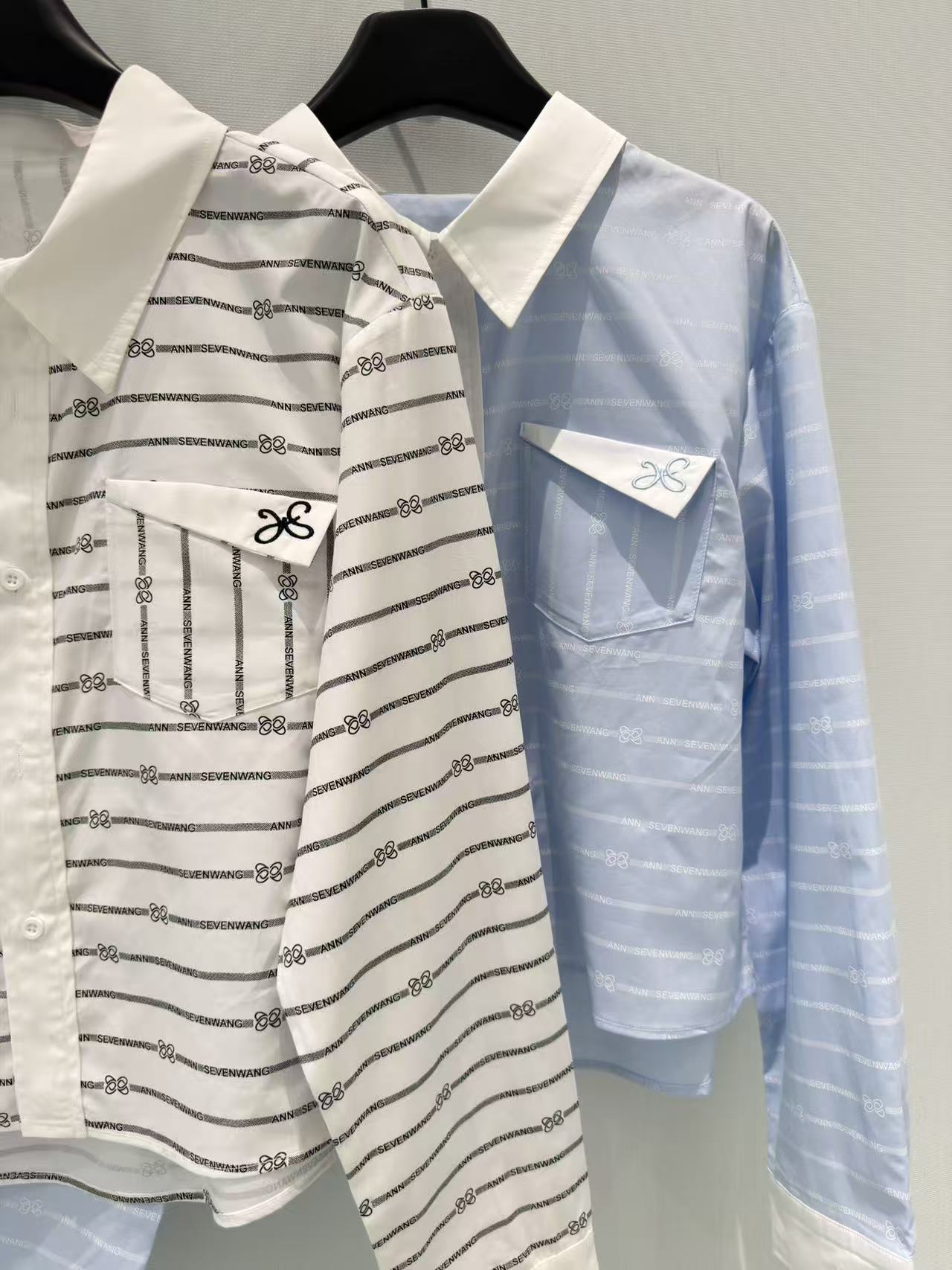 🛒𝐍𝐄𝐖 · 𝟐𝟎𝟐6/爆款现货【早春新款】小众｜2026条纹印花衬衫定制YB材质 舒适好穿 挺括有型 