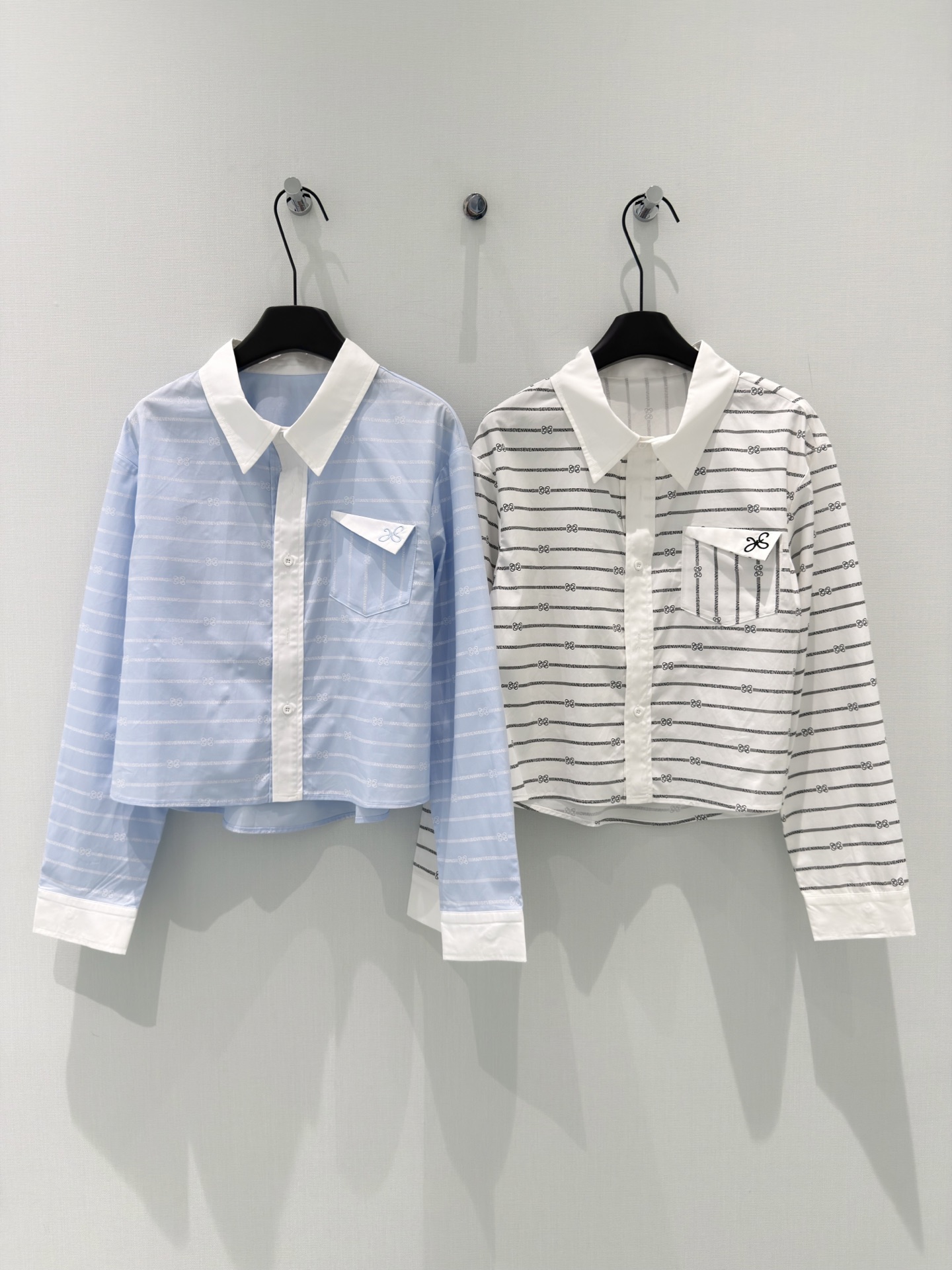 🛒𝐍𝐄𝐖 · 𝟐𝟎𝟐6/爆款现货【早春新款】小众｜2026条纹印花衬衫定制YB材质 舒适好穿 挺括有型 