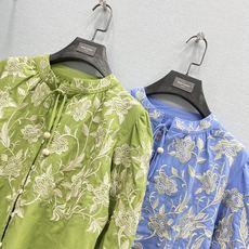 🛒𝐍𝐄𝐖 · 𝟐𝟎𝟐6/爆款现货原单品质 小众*|2026新品重工刺绣衬衫精致版型,条纹设计,高级肌理细 🛒𝐍𝐄𝐖 · 𝟐𝟎𝟐6/爆款现货原单品质 小众*|2026新品重工刺绣衬衫精致版型,条纹设计,高级肌理细