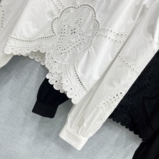 🛒𝐍𝐄𝐖 · 𝟐𝟎𝟐6/爆款现货原单品质 小众*|2026新品重工镂空刺绣衬衫精致版型,条纹设计,高级肌 🛒𝐍𝐄𝐖 · 𝟐𝟎𝟐6/爆款现货原单品质 小众*|2026新品重工镂空刺绣衬衫精致版型,条纹设计,高级肌