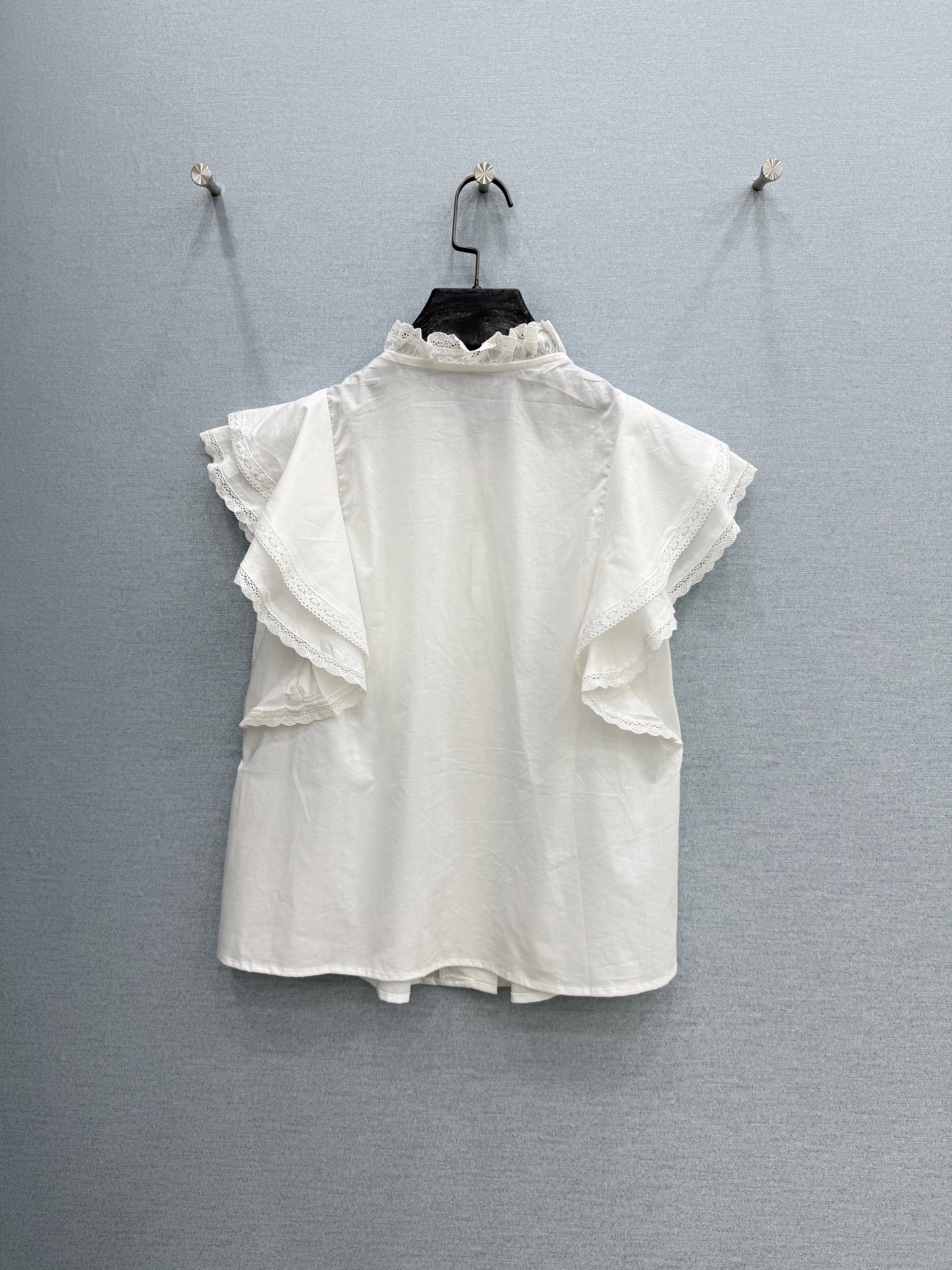 🛒𝐍𝐄𝐖 · 𝟐𝟎𝟐6/爆款现货原单品质 小众*｜2026新品蕾丝水溶短袖衬衫精致版型，珊瑚袖设计，高级