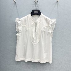 🛒𝐍𝐄𝐖 · 𝟐𝟎𝟐6/爆款现货原单品质 小众*|2026新品荷叶边短袖衬衫精致版型,高级肌理细腻 极简 🛒𝐍𝐄𝐖 · 𝟐𝟎𝟐6/爆款现货原单品质 小众*|2026新品荷叶边短袖衬衫精致版型,高级肌理细腻 极简