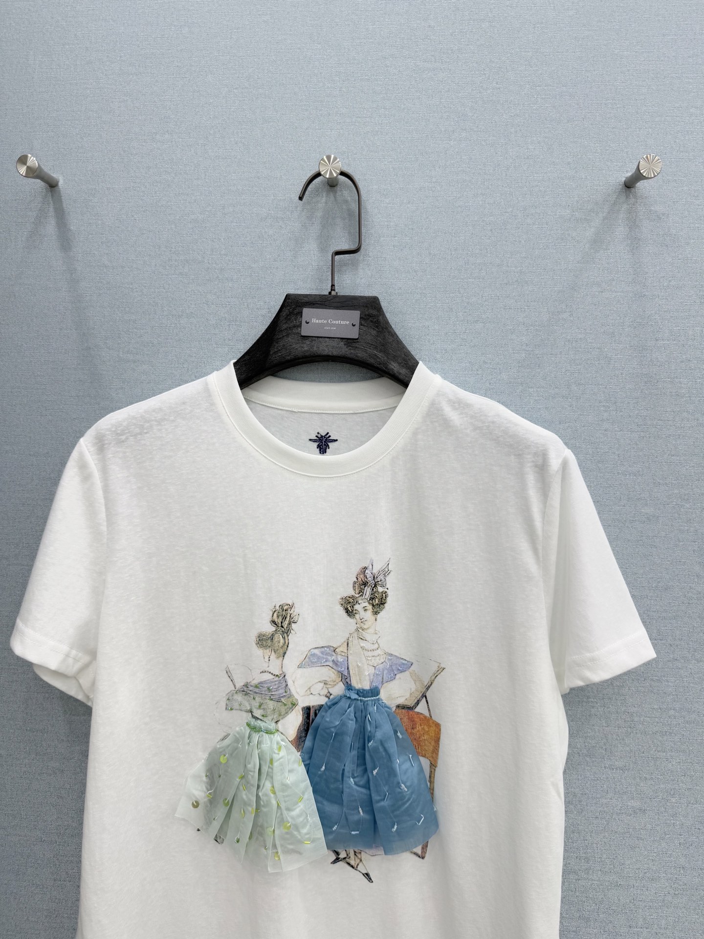 🛒𝐍𝐄𝐖 · 𝟐𝟎𝟐6/爆款现货原单品质 Di*｜26新品手工立体纱裙短袖T恤精致版型上身巨显瘦！定制最