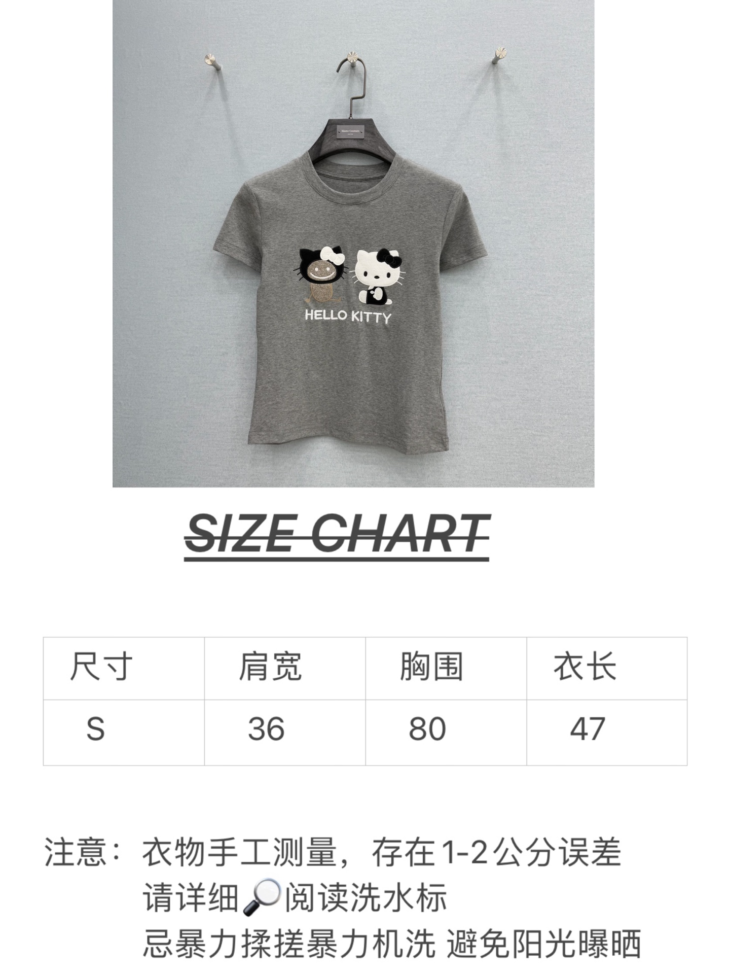 🛒𝐍𝐄𝐖 · 𝟐𝟎𝟐6/爆款现货【春夏上新】 设计师小众｜2026新款刺绣T恤高订面料，百搭小版型 ，上