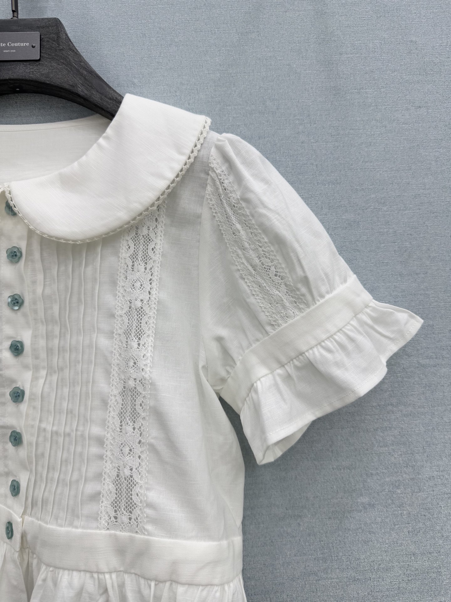 🛒𝐍𝐄𝐖 · 𝟐𝟎𝟐6/爆款现货原单品质 小众*｜2026新品蕾丝拼接娃娃领衬衫精致小版型，高级肌理细腻