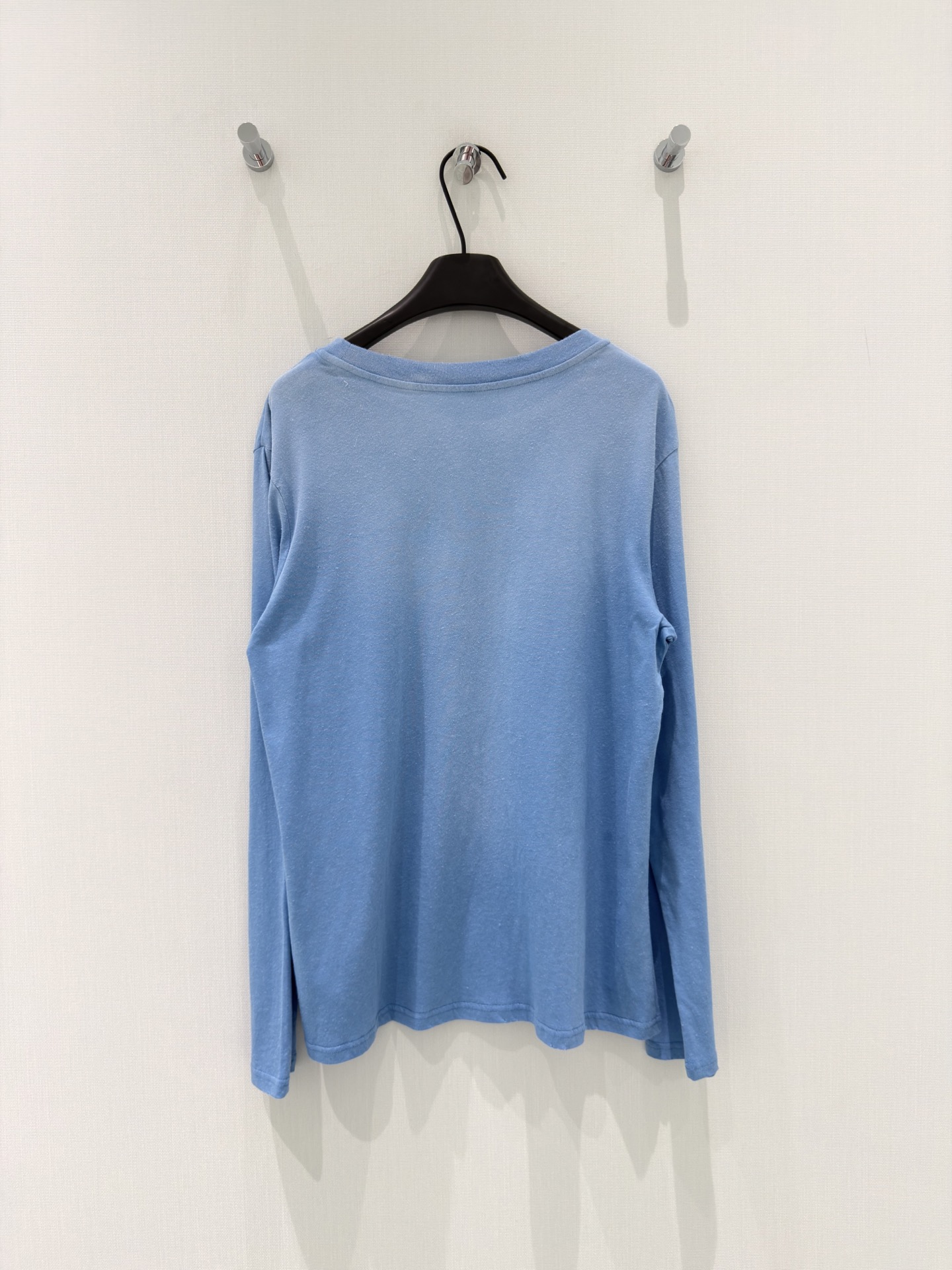 🛒𝐍𝐄𝐖 · 𝟐𝟎𝟐6/爆款现货【春夏上新】 设计师小众｜2026撞色印花长袖洗水工艺T恤原版定制棉麻面