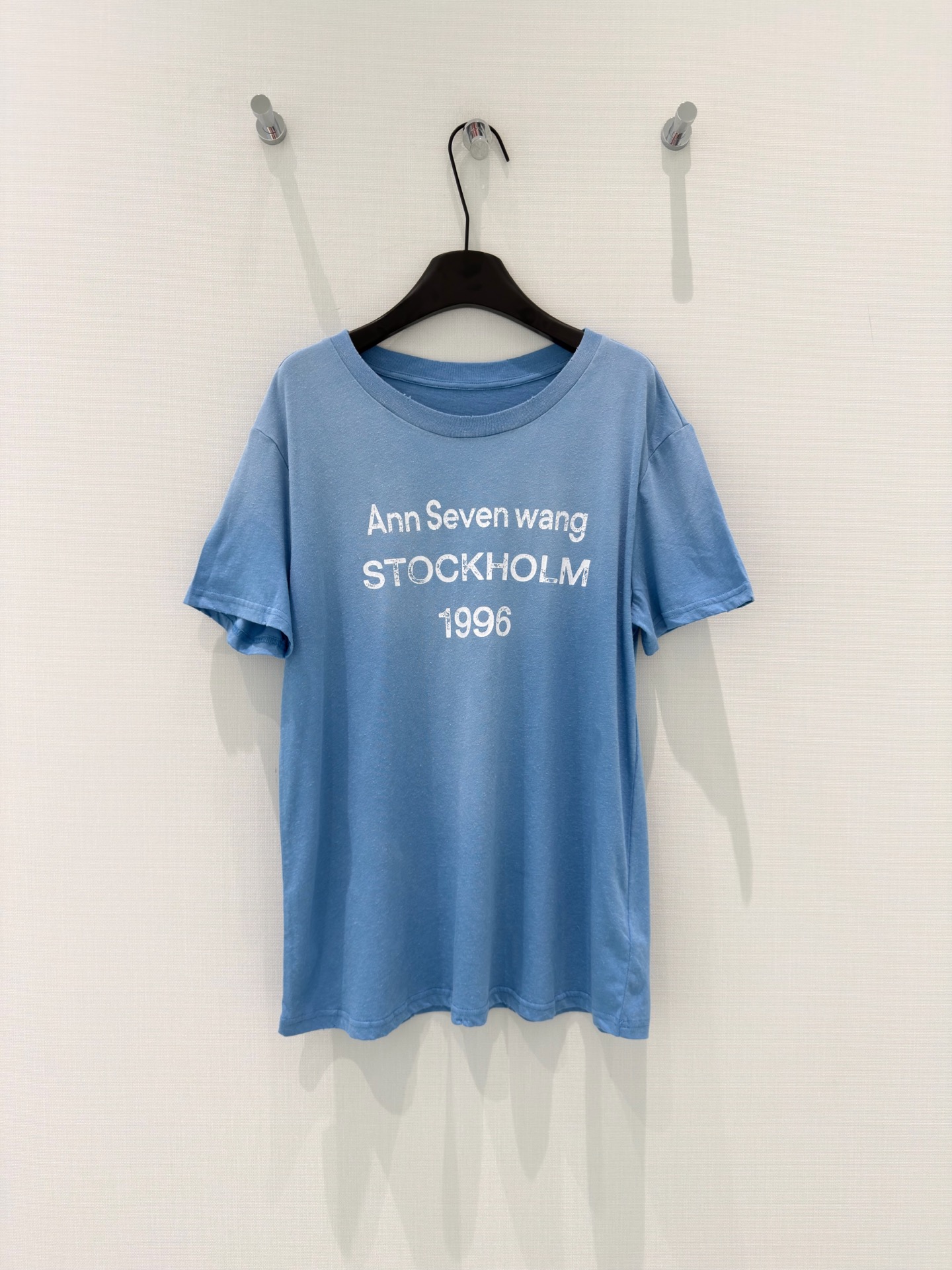 🛒𝐍𝐄𝐖 · 𝟐𝟎𝟐6/爆款现货【春夏上新】 设计师小众｜2026撞色印花短袖洗水工艺T恤原版定制棉麻面