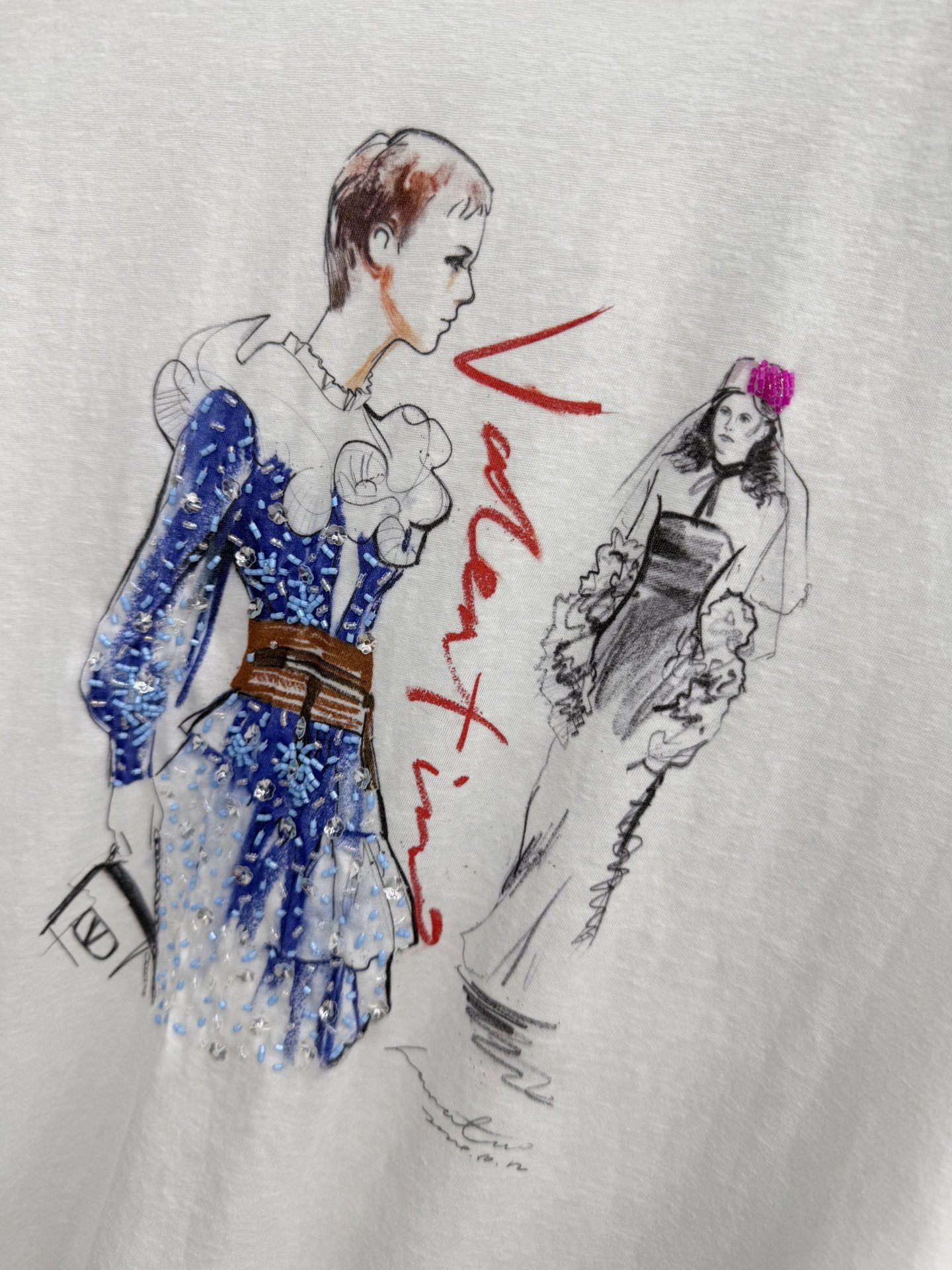 🛒𝐍𝐄𝐖 · 𝟐𝟎𝟐6/爆款现货原单品质 小众*｜精致印花订珠短袖T恤高订面料 亲肤透气舒适标志性字母图