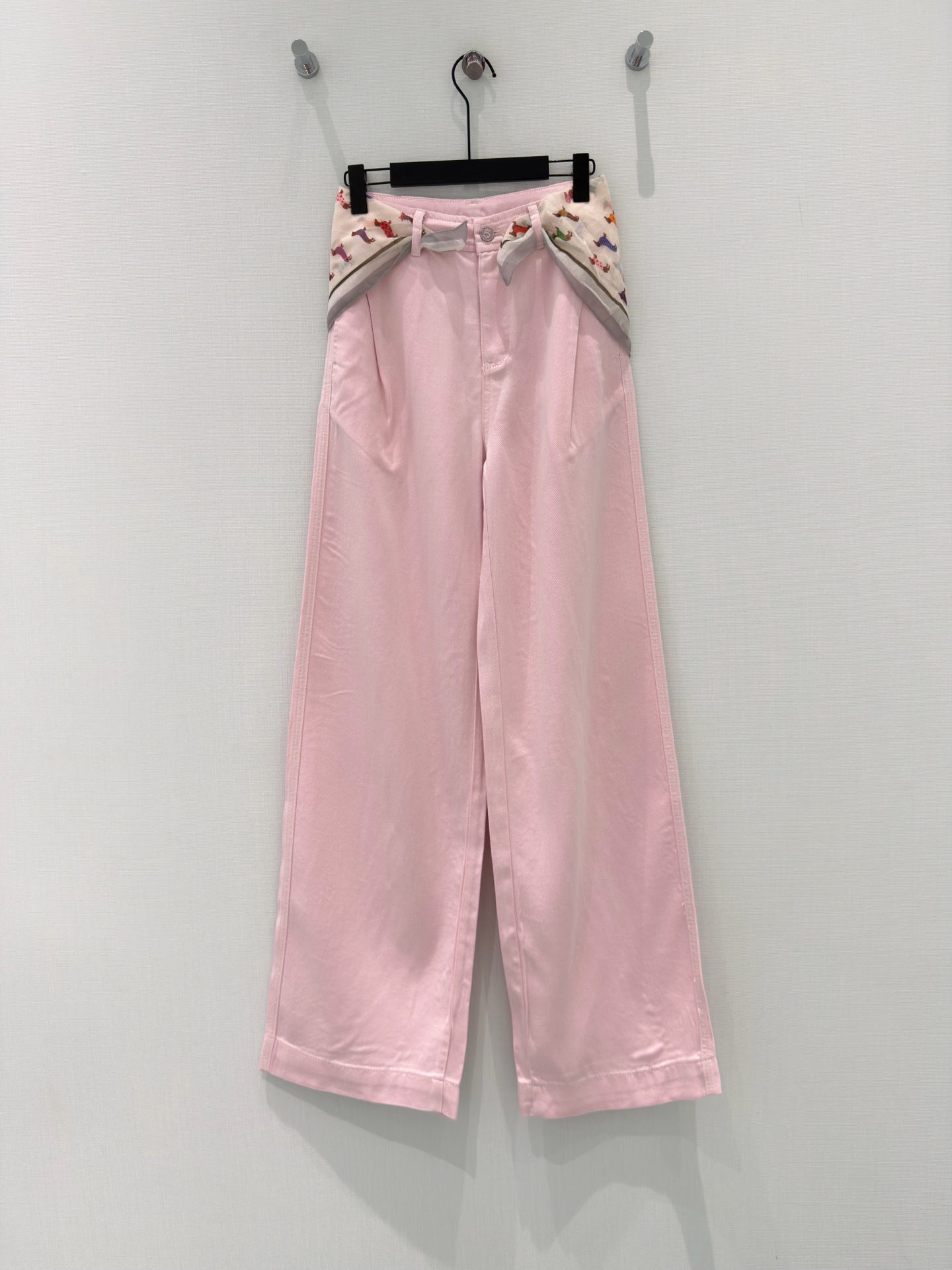 🛒𝐍𝐄𝐖 · 𝟐𝟎𝟐6/爆款现货设计师 原创*｜2026小香风丝巾装饰来赛尔棉质牛仔裤定制YB斜纹棉牛仔