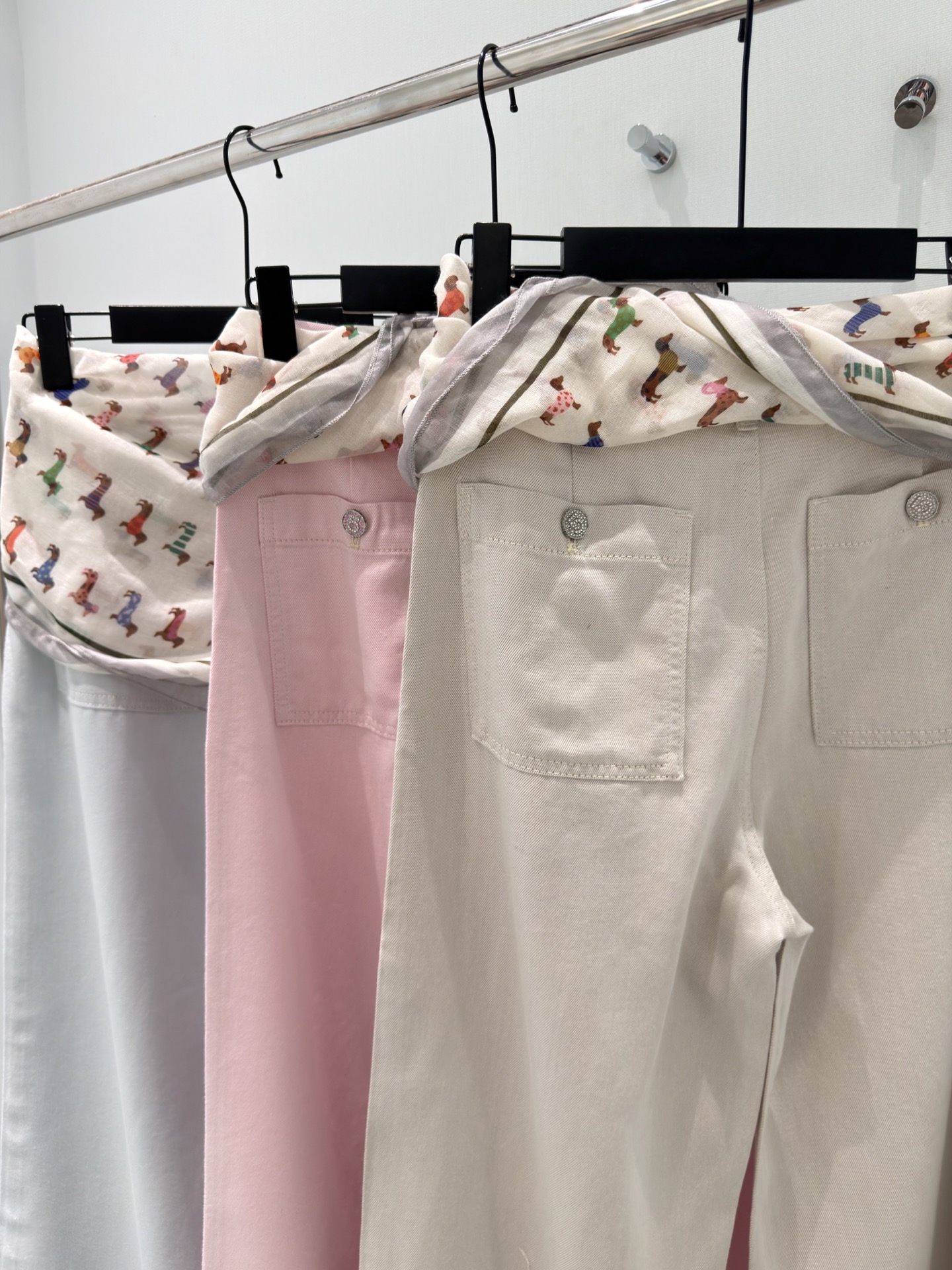 🛒𝐍𝐄𝐖 · 𝟐𝟎𝟐6/爆款现货设计师 原创*｜2026小香风丝巾装饰来赛尔棉质牛仔裤定制YB斜纹棉牛仔