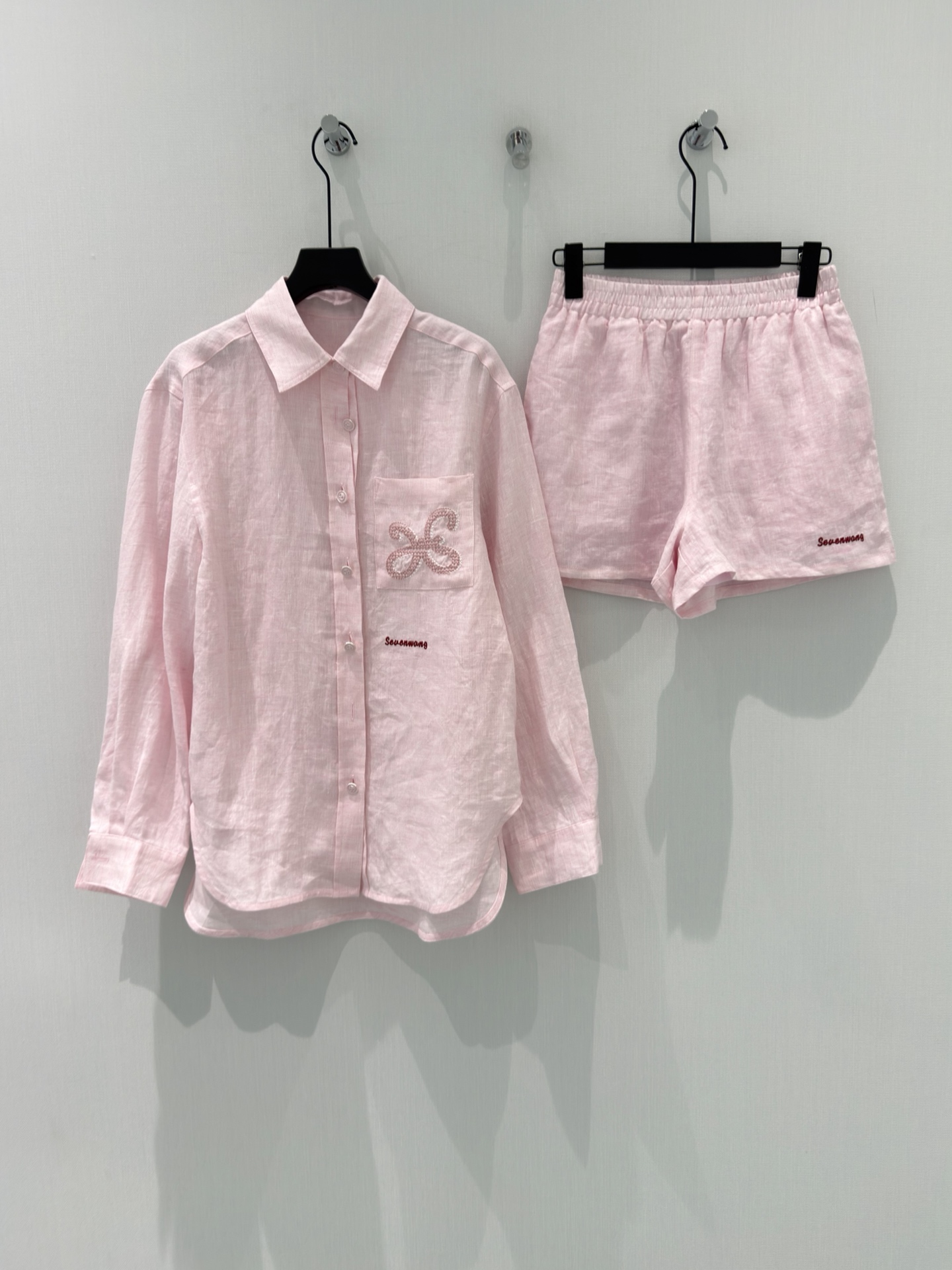 🛒𝐍𝐄𝐖 · 𝟐𝟎𝟐6/爆款现货【春夏上新】设计师｜26新品重工麻料系列衬衫短裤套装！高端定制衬衫，搭配