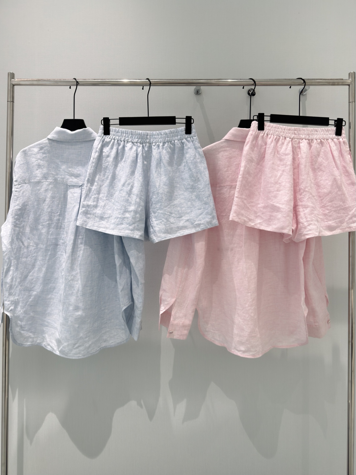 🛒𝐍𝐄𝐖 · 𝟐𝟎𝟐6/爆款现货【春夏上新】设计师｜26新品重工麻料系列衬衫短裤套装！高端定制衬衫，搭配