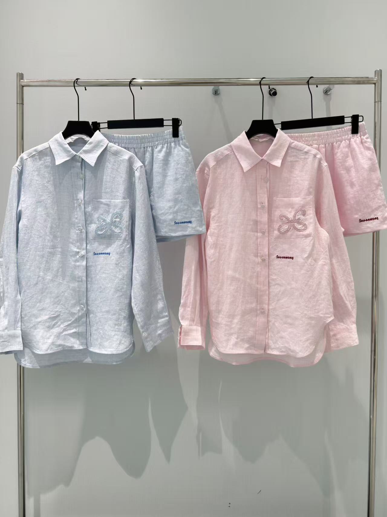 🛒𝐍𝐄𝐖 · 𝟐𝟎𝟐6/爆款现货【春夏上新】设计师｜26新品重工麻料系列衬衫短裤套装！高端定制衬衫，搭配