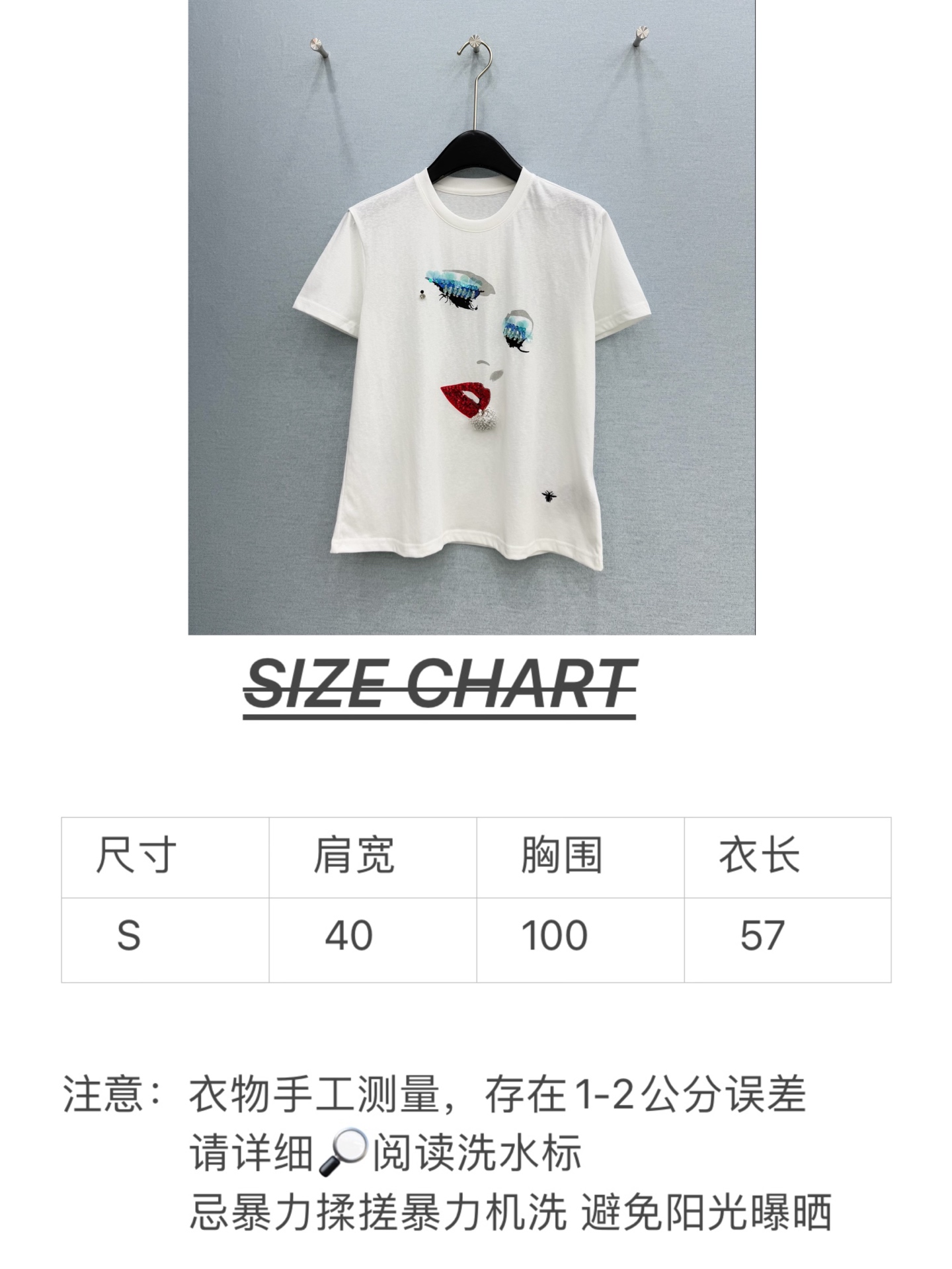 🛒𝐍𝐄𝐖 · 𝟐𝟎𝟐6/爆款现货原单品质 小众*｜精致印花订珠短袖T恤高订面料 亲肤透气舒适标志性字母图