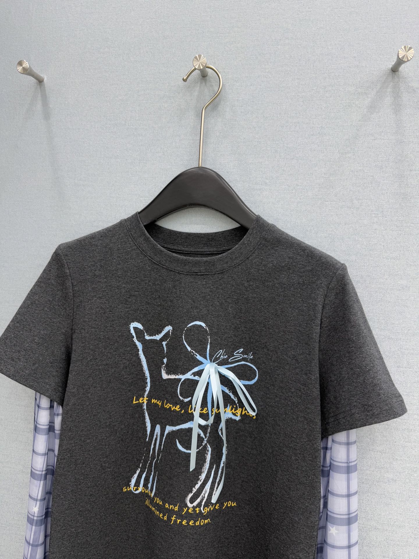 🛒𝐍𝐄𝐖 · 𝟐𝟎𝟐6/爆款现货原单品质 小众*｜网纱拼接假两件防晒T恤高订面料 亲肤透气舒适标志性字母