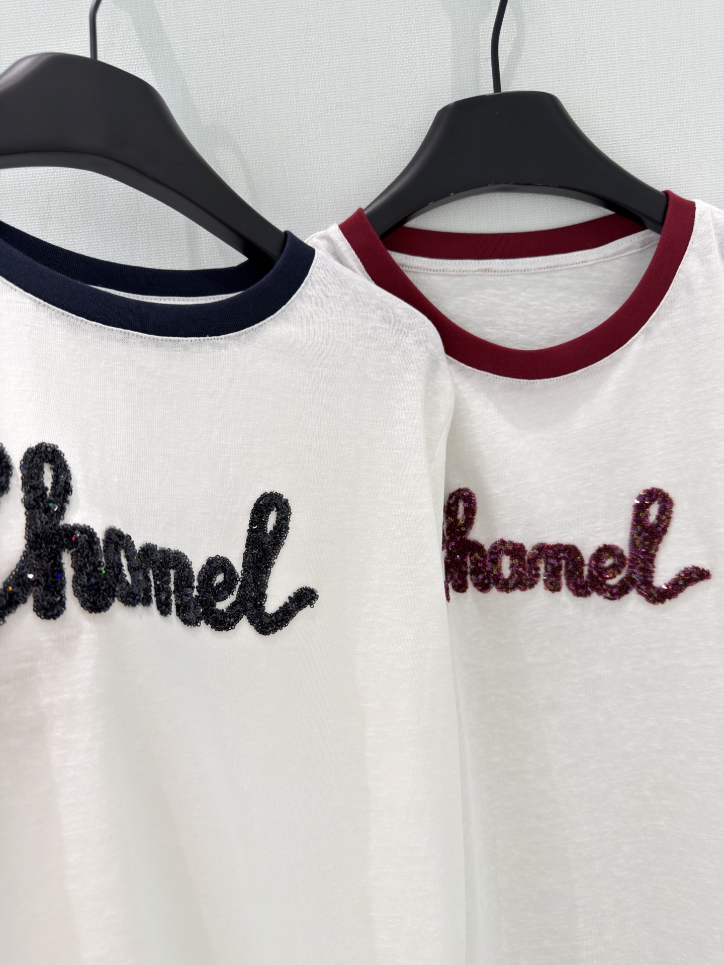 🛒𝐍𝐄𝐖 · 𝟐𝟎𝟐6/爆款现货【春夏上新】 设计师小众｜中古风2026新款珠片刺绣短袖T恤进口断缩丝麻