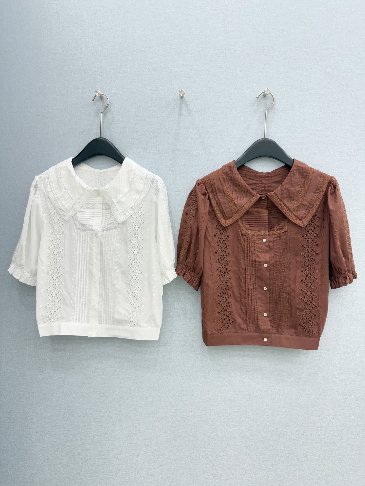 🛒𝐍𝐄𝐖 · 𝟐𝟎𝟐6/爆款现货原单品质 小众*｜2026新品蕾丝拼接衬衫精致版型，高级肌理细腻 极简主