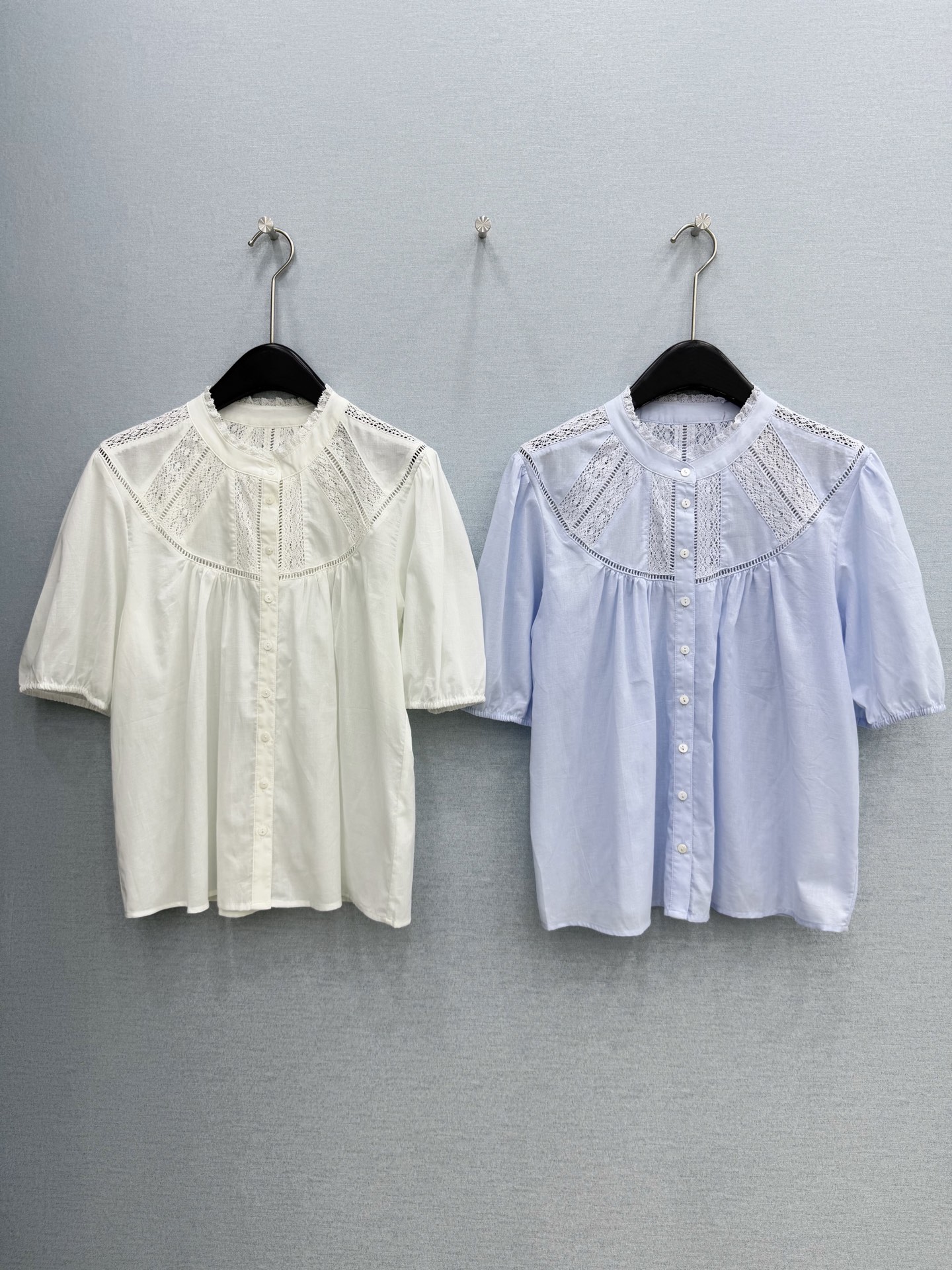 🛒𝐍𝐄𝐖 · 𝟐𝟎𝟐6/爆款现货原单品质 小众*｜2026新品蕾丝拼接衬衫精致版型，高级肌理细腻 极简主