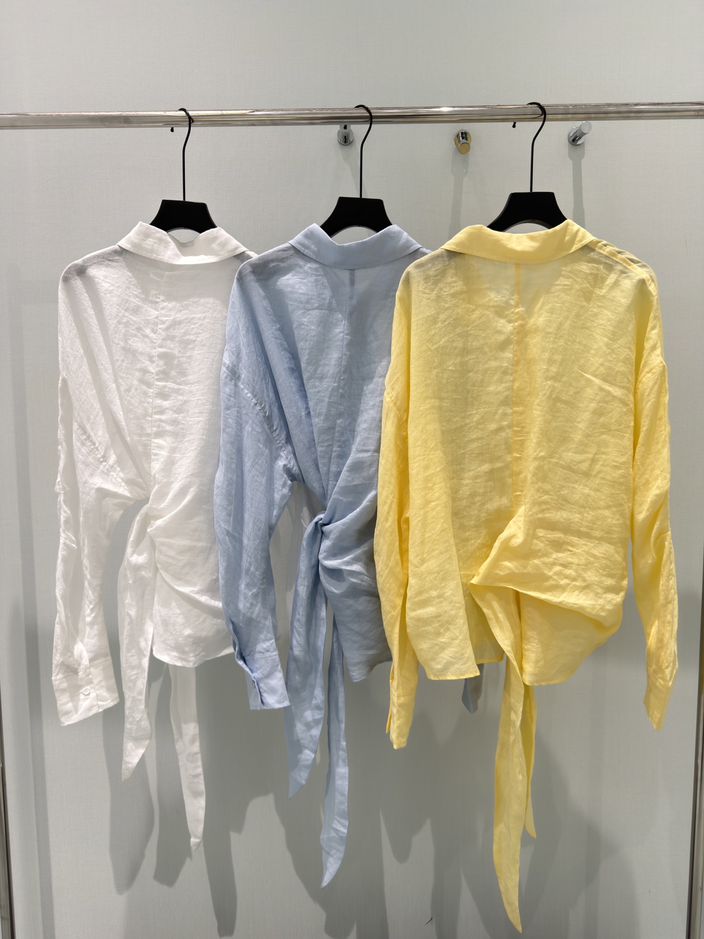 🛒𝐍𝐄𝐖 · 𝟐𝟎𝟐6/爆款现货【春夏上新】设计师｜26新品重工麻料系带衬衫高端定制 极简主义风法式优雅