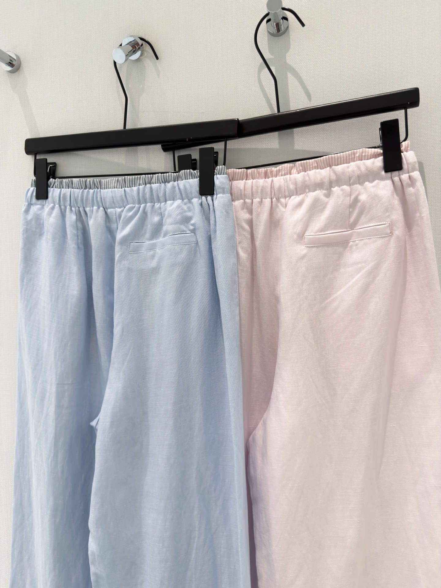 🛒𝐍𝐄𝐖 · 𝟐𝟎𝟐6/爆款现货【春夏上新】设计师｜26新品天丝亚麻休闲裤高端定制条纹拼接抽绳长裤极简主