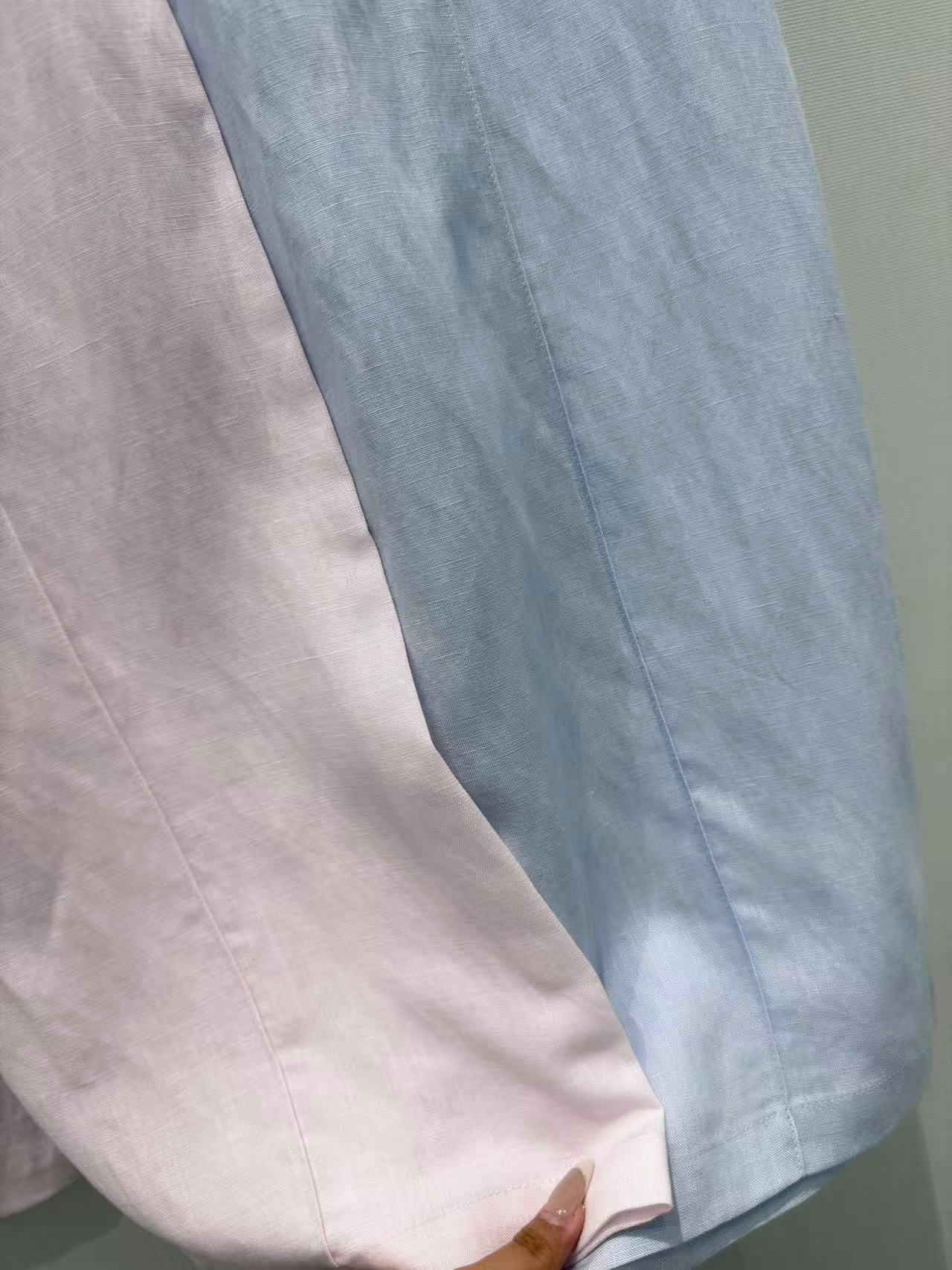 🛒𝐍𝐄𝐖 · 𝟐𝟎𝟐6/爆款现货【春夏上新】设计师｜26新品天丝亚麻休闲裤高端定制条纹拼接抽绳长裤极简主
