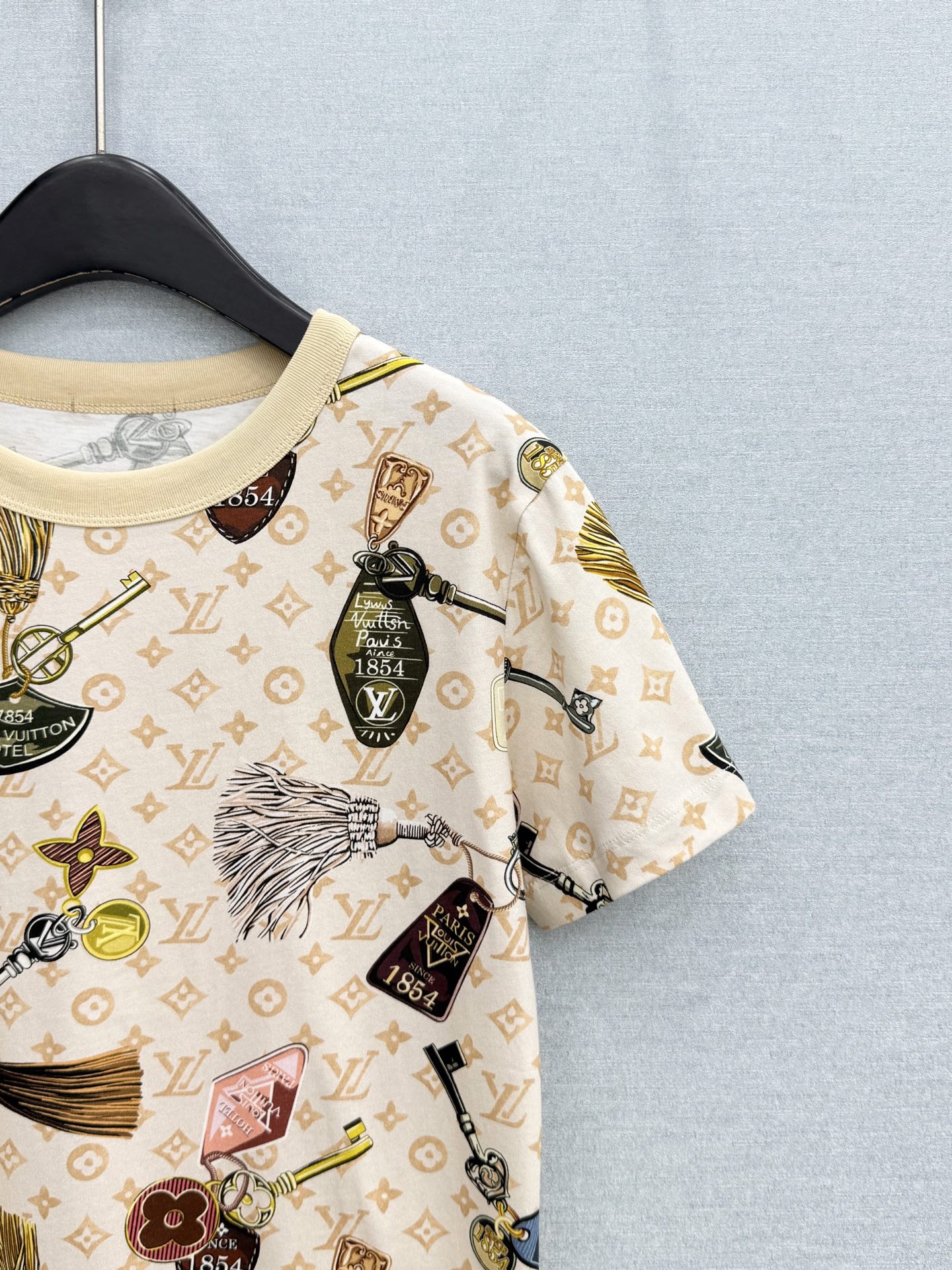 🛒𝐍𝐄𝐖 · 𝟐𝟎𝟐6/爆款现货【春夏上新】 Lou* V｜2026新款印花T恤高订面料，百搭版型 ，上
