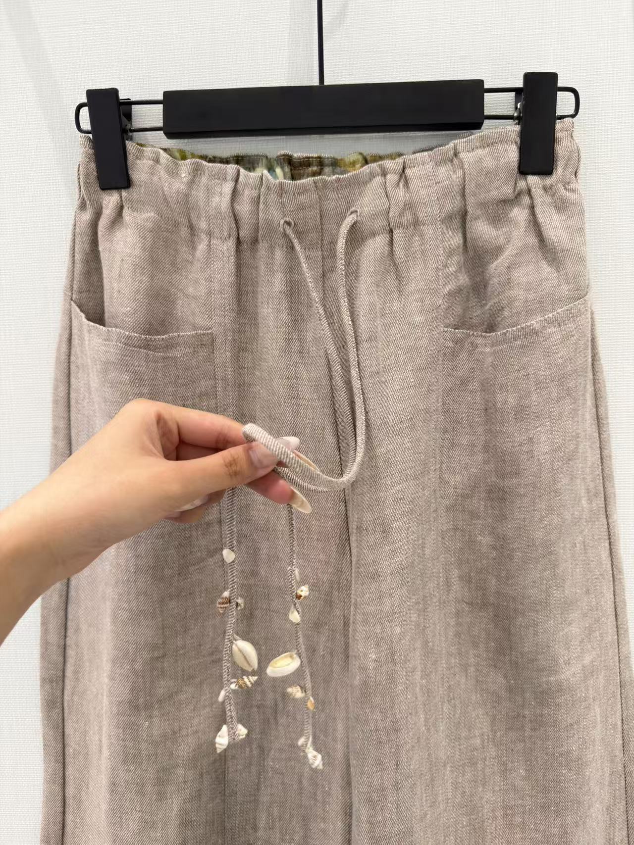 🛒𝐍𝐄𝐖 · 𝟐𝟎𝟐6/爆款现货原单品质 小众*｜2026新品百分百亚麻休闲裤常规设计 经典高级肌理细腻