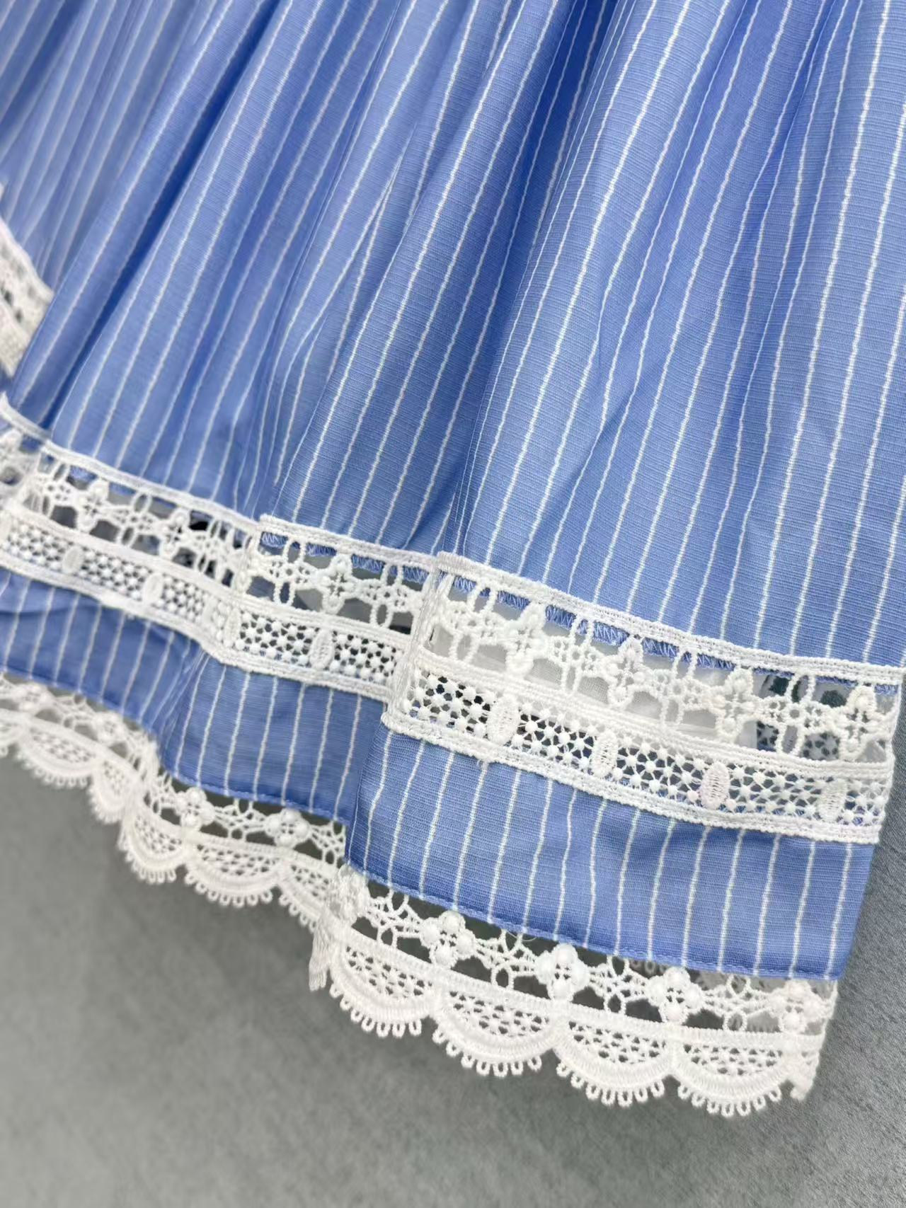 🛒𝐍𝐄𝐖 · 𝟐𝟎𝟐6/爆款现货原单品质 小众*｜2026新品蕾丝拼接条纹短裤高端设计 花边下摆 高级肌