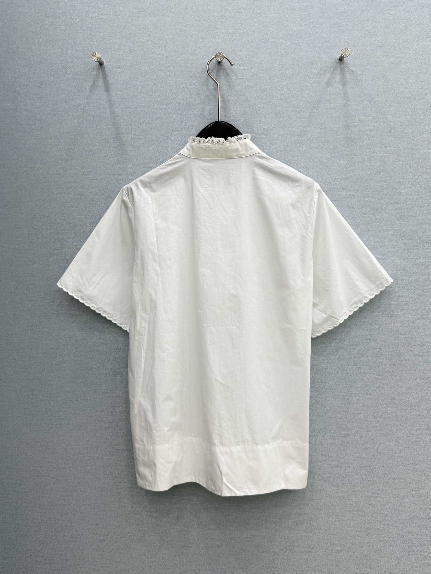 🛒𝐍𝐄𝐖 · 𝟐𝟎𝟐6/爆款现货原单品质 小众｜2026新品排扣镂空刺绣衬衫精致版型，高级肌理细腻 极简