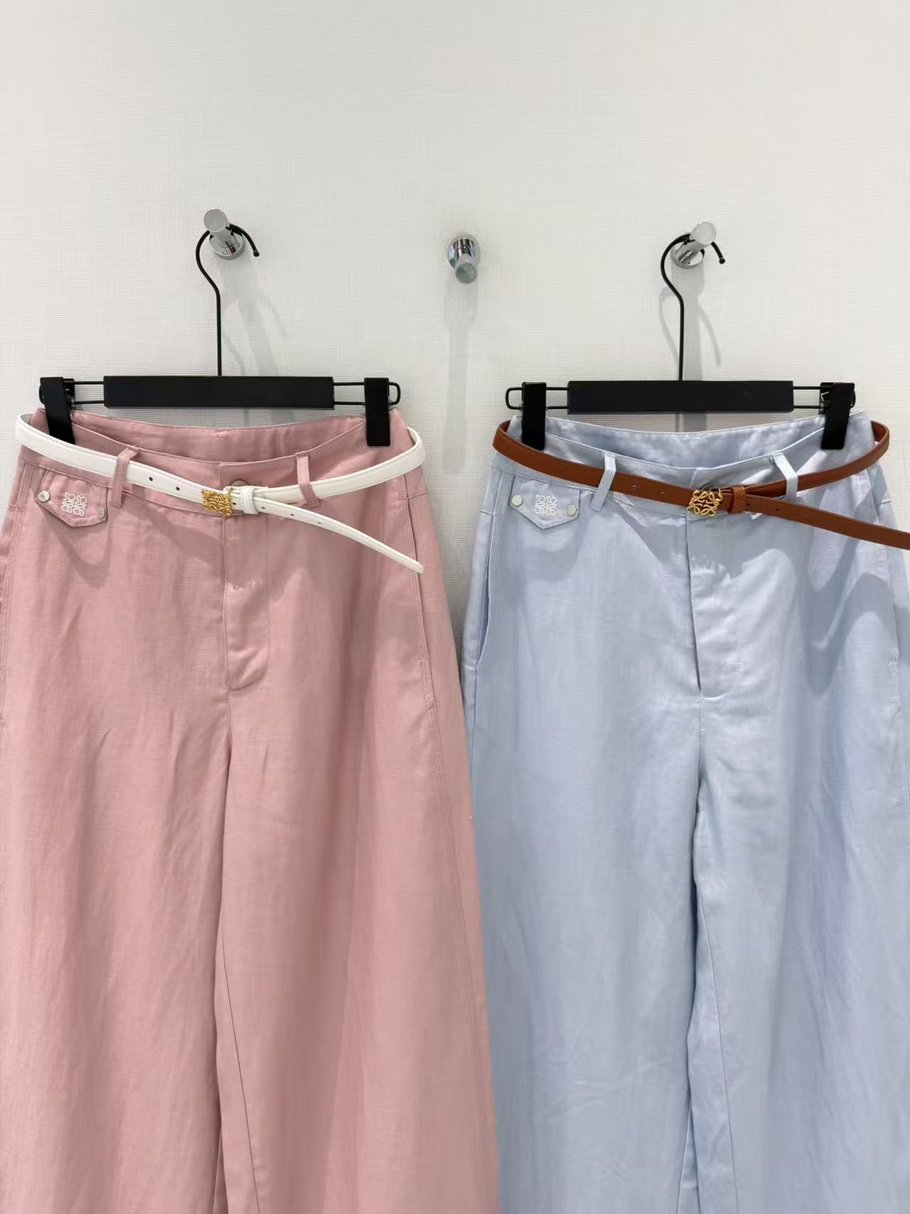 🛒𝐍𝐄𝐖 · 𝟐𝟎𝟐6/爆款现货【春夏上新】设计师｜26新品亚麻休闲裤高端定制腰带装饰 刺绣小盖袋长裤极
