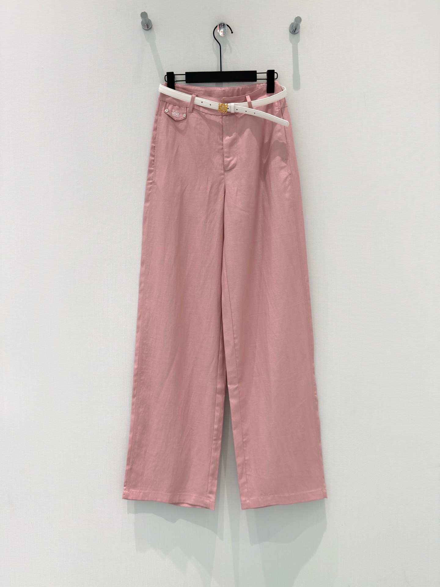 🛒𝐍𝐄𝐖 · 𝟐𝟎𝟐6/爆款现货【春夏上新】设计师｜26新品亚麻休闲裤高端定制腰带装饰 刺绣小盖袋长裤极