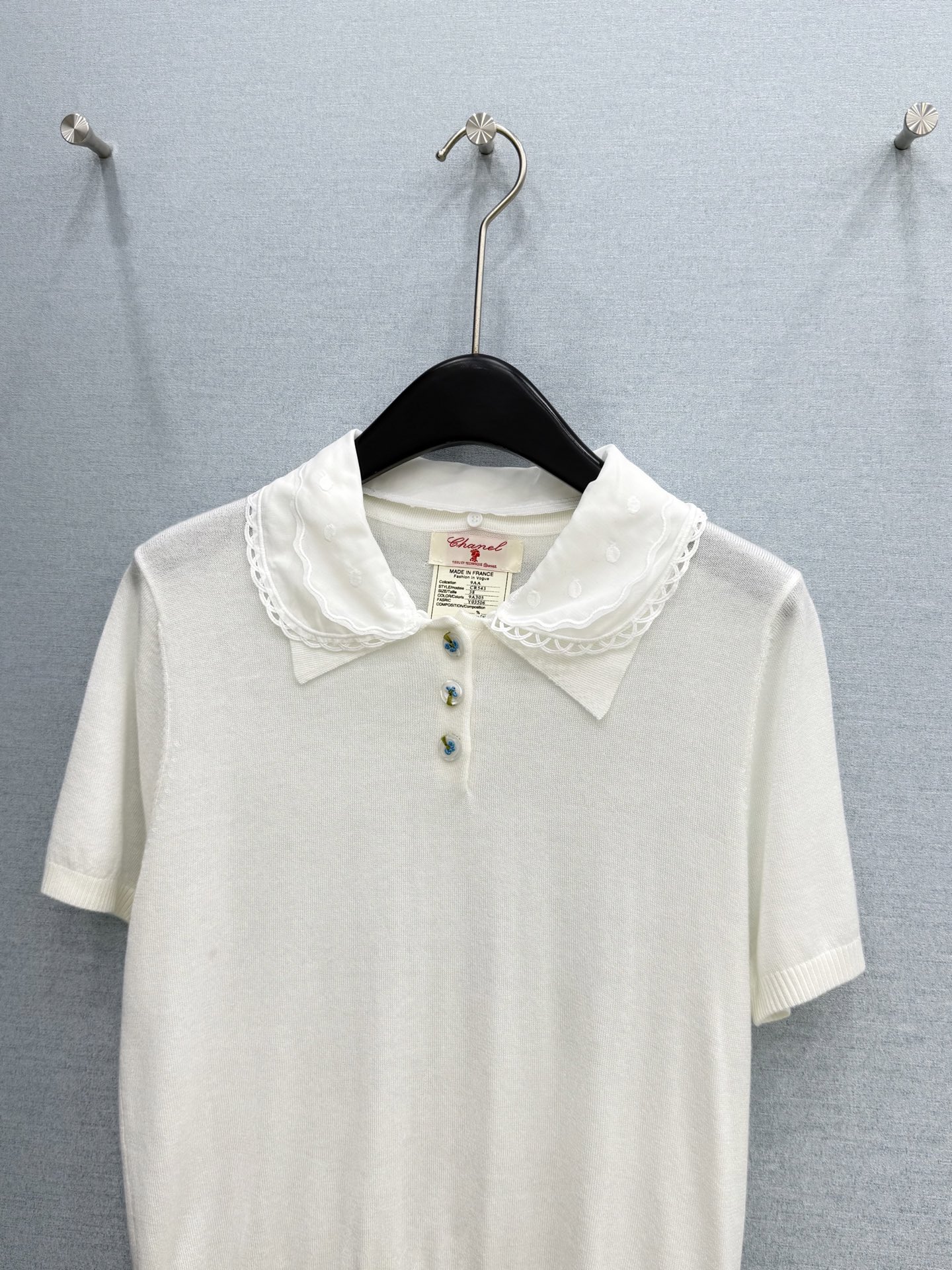 🛒𝐍𝐄𝐖 · 𝟐𝟎𝟐6/爆款现货高端订制  小众｜26新品可拆卸花边领针织衫王炸单品，精致常规版型上身巨