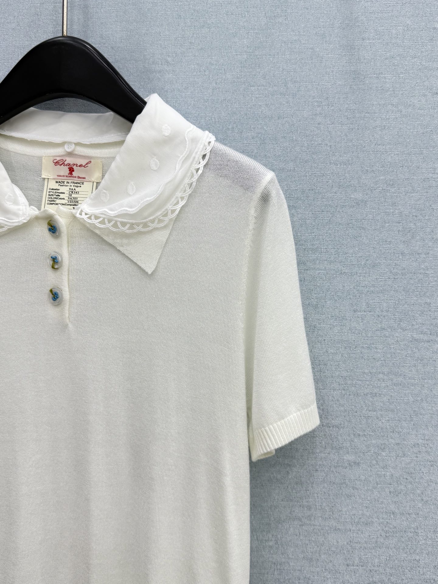 🛒𝐍𝐄𝐖 · 𝟐𝟎𝟐6/爆款现货高端订制  小众｜26新品可拆卸花边领针织衫王炸单品，精致常规版型上身巨