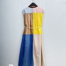 🛒𝐍𝐄𝐖 · 𝟐𝟎𝟐6/爆款现货原单品质 小众*|2026新品荷叶边拼色圆领无袖连衣裙 【带内衬吊带裙 🛒𝐍𝐄𝐖 · 𝟐𝟎𝟐6/爆款现货原单品质 小众*|2026新品荷叶边拼色圆领无袖连衣裙 【带内衬吊带裙