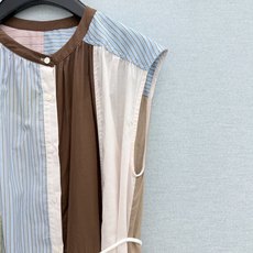 🛒𝐍𝐄𝐖 · 𝟐𝟎𝟐6/爆款现货原单品质 小众*|2026新品荷叶边拼色圆领无袖连衣裙 【带内衬吊带裙 🛒𝐍𝐄𝐖 · 𝟐𝟎𝟐6/爆款现货原单品质 小众*|2026新品荷叶边拼色圆领无袖连衣裙 【带内衬吊带裙