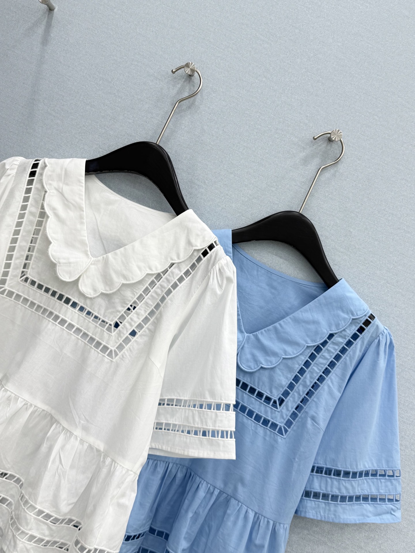 🛒𝐍𝐄𝐖 · 𝟐𝟎𝟐6/爆款现货原单品质  小众*｜2026新品娃娃领花边镂空刺绣衬衫精致版型，高级肌理