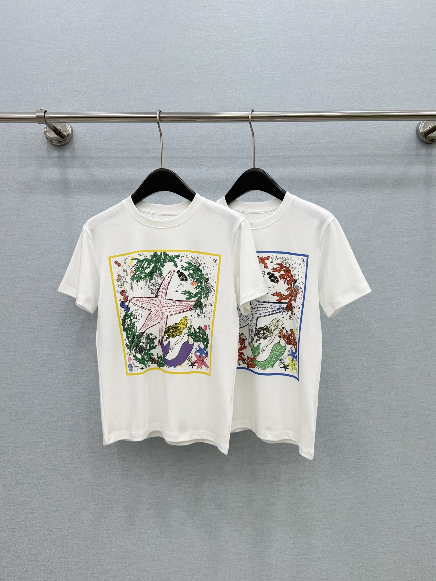 🛒𝐍𝐄𝐖 · 𝟐𝟎𝟐6/爆款现货【春夏上新】 Cha*｜2026新款印花T恤高订面料，百搭版型  ，上身