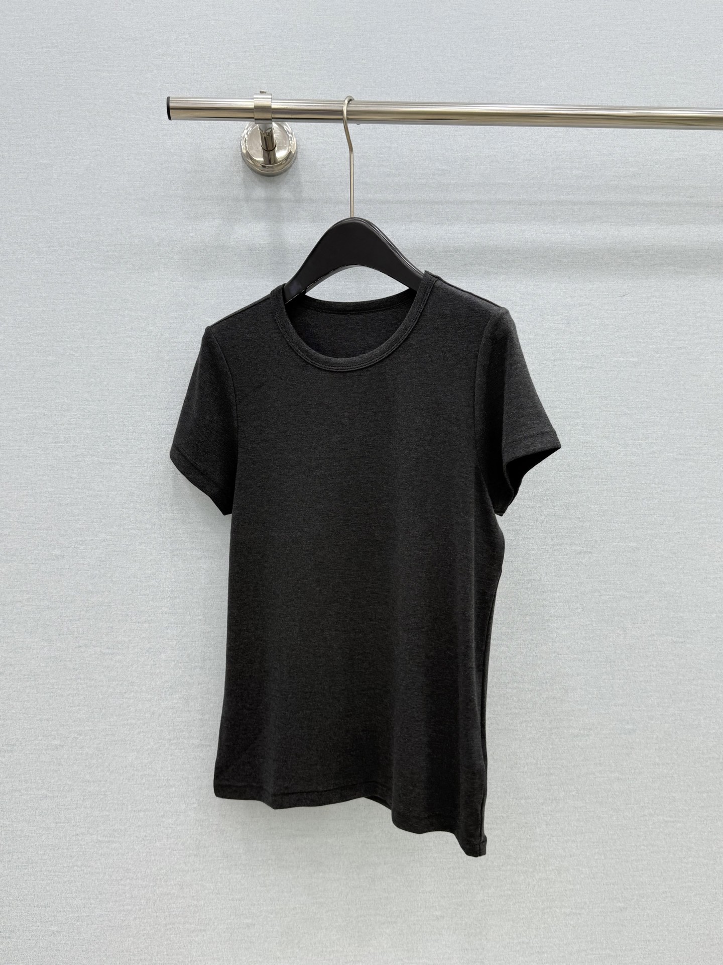 🛒𝐍𝐄𝐖 · 𝟐𝟎𝟐6/爆款现货【原版定制】The Ro* ｜2026新品专柜圆领毛感极简弹力𝑇𝑒𝑒定制