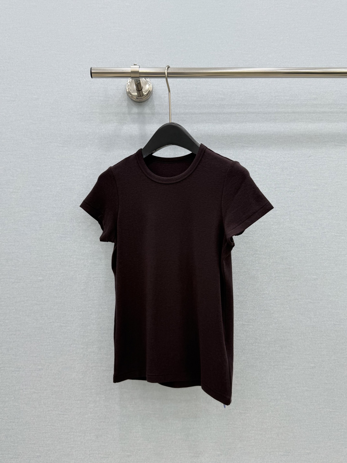 🛒𝐍𝐄𝐖 · 𝟐𝟎𝟐6/爆款现货【原版定制】The Ro* ｜2026新品专柜圆领毛感极简弹力𝑇𝑒𝑒定制