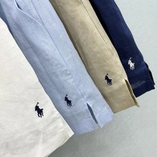 🛒𝐍𝐄𝐖 · 𝟐𝟎𝟐6/爆款现货【原版定制】Ral*拉夫 |2026新品订染刺绣麻料休闲短裤 「系列款」 🛒𝐍𝐄𝐖 · 𝟐𝟎𝟐6/爆款现货【原版定制】Ral*拉夫 |2026新品订染刺绣麻料休闲短裤 「系列款」
