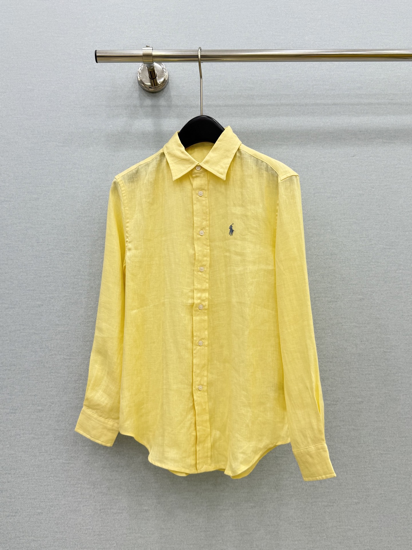 🛒𝐍𝐄𝐖 · 𝟐𝟎𝟐6/爆款现货【原版定制】Ral*拉夫 ｜2026新品订染刺绣麻料休闲衬衫 「系列款」